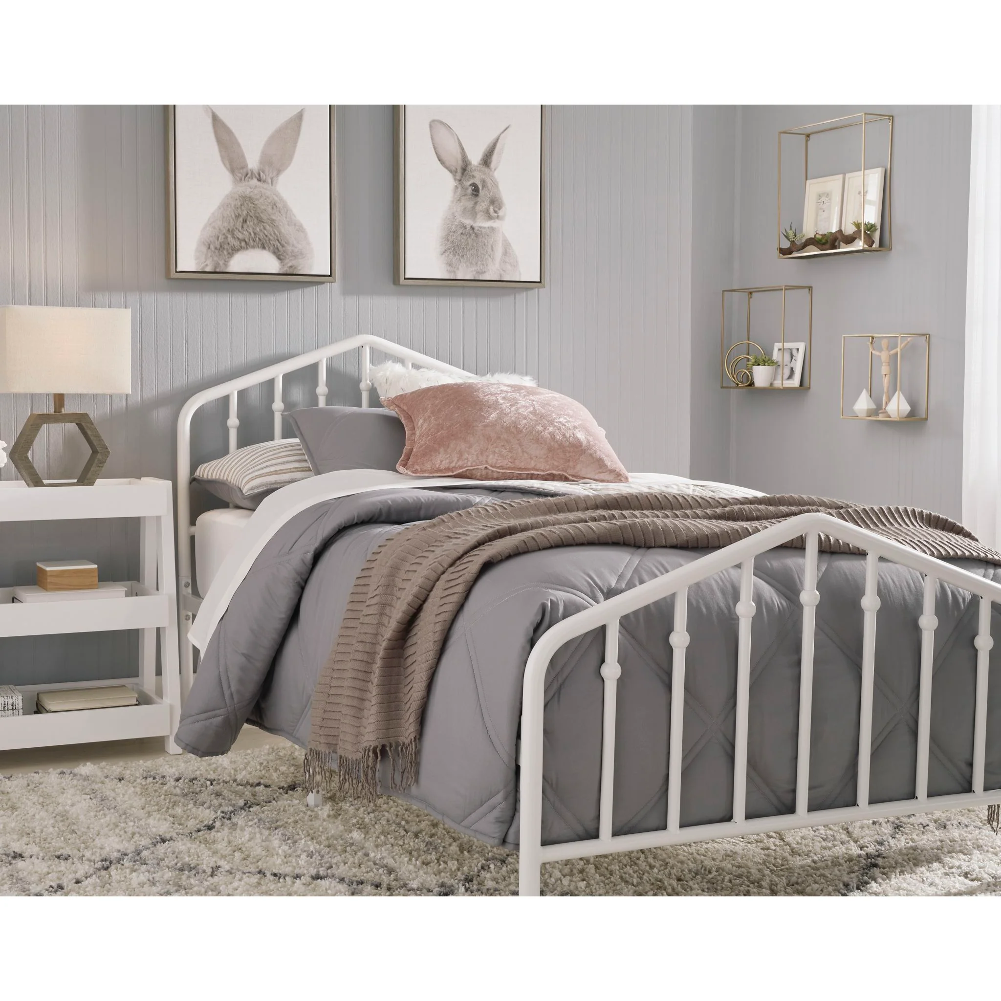 Trentlore Twin Metal Bed - Image 4