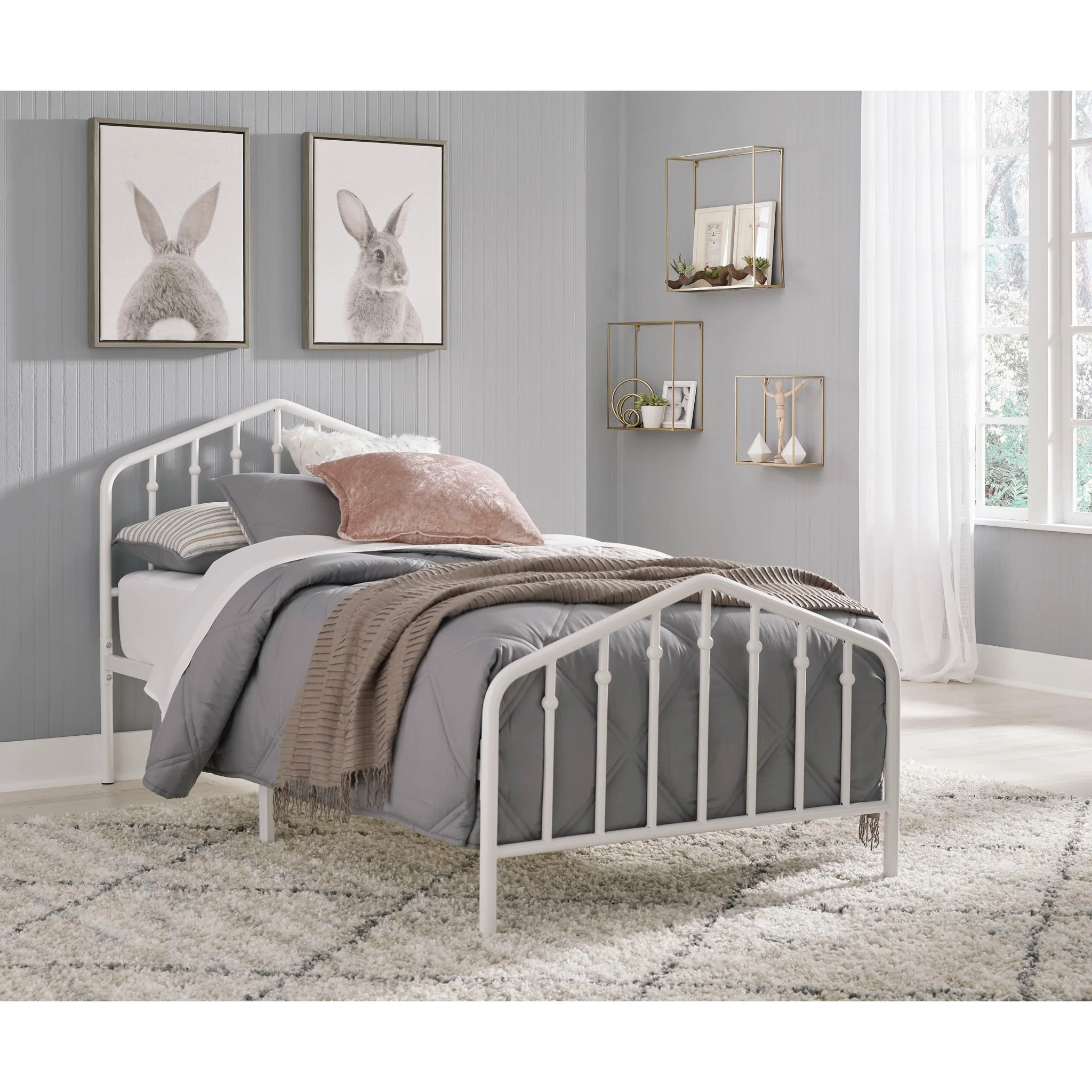 Trentlore Twin Metal Bed - Image 8