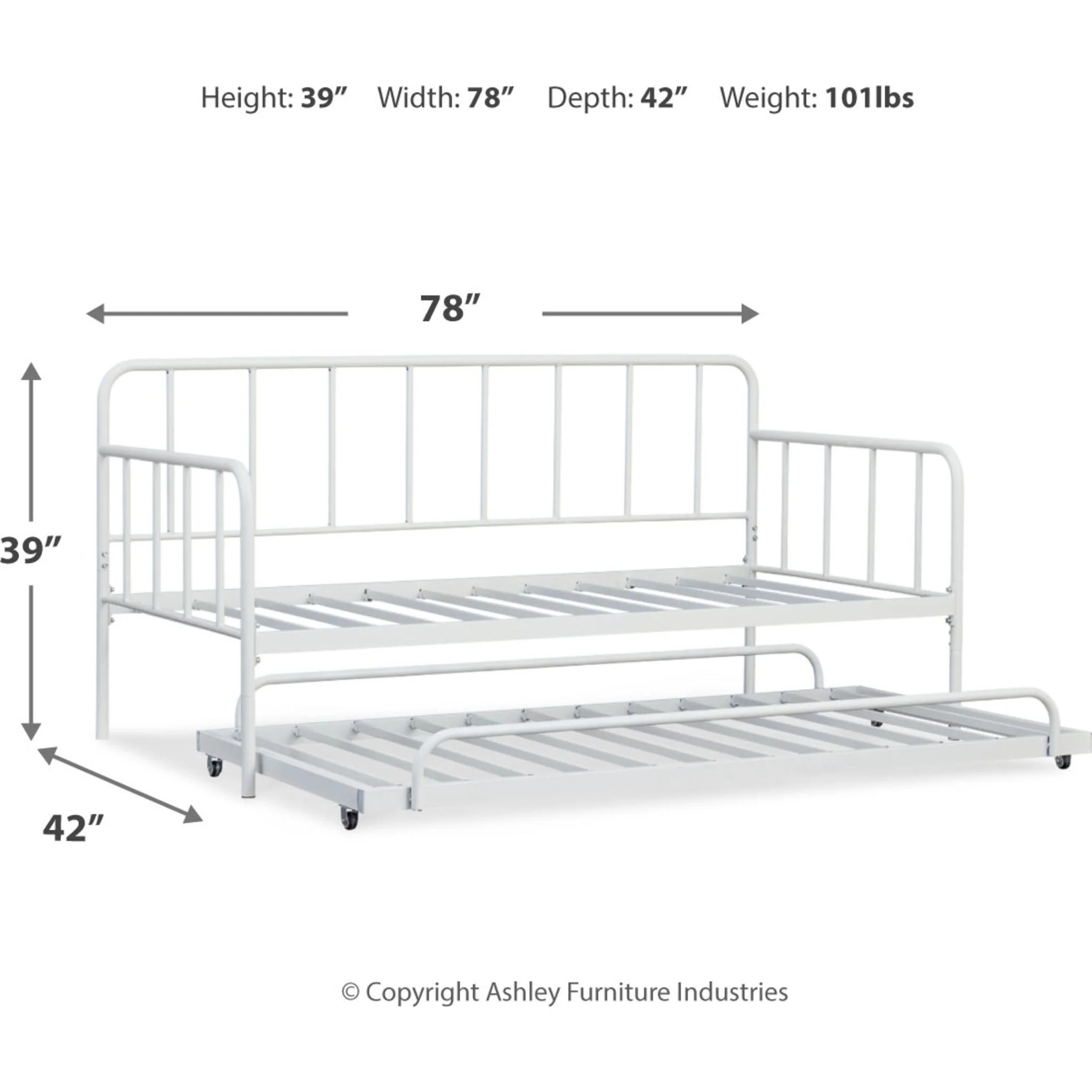 Trentlore Twin Day Bed w/Trundle - Image 8