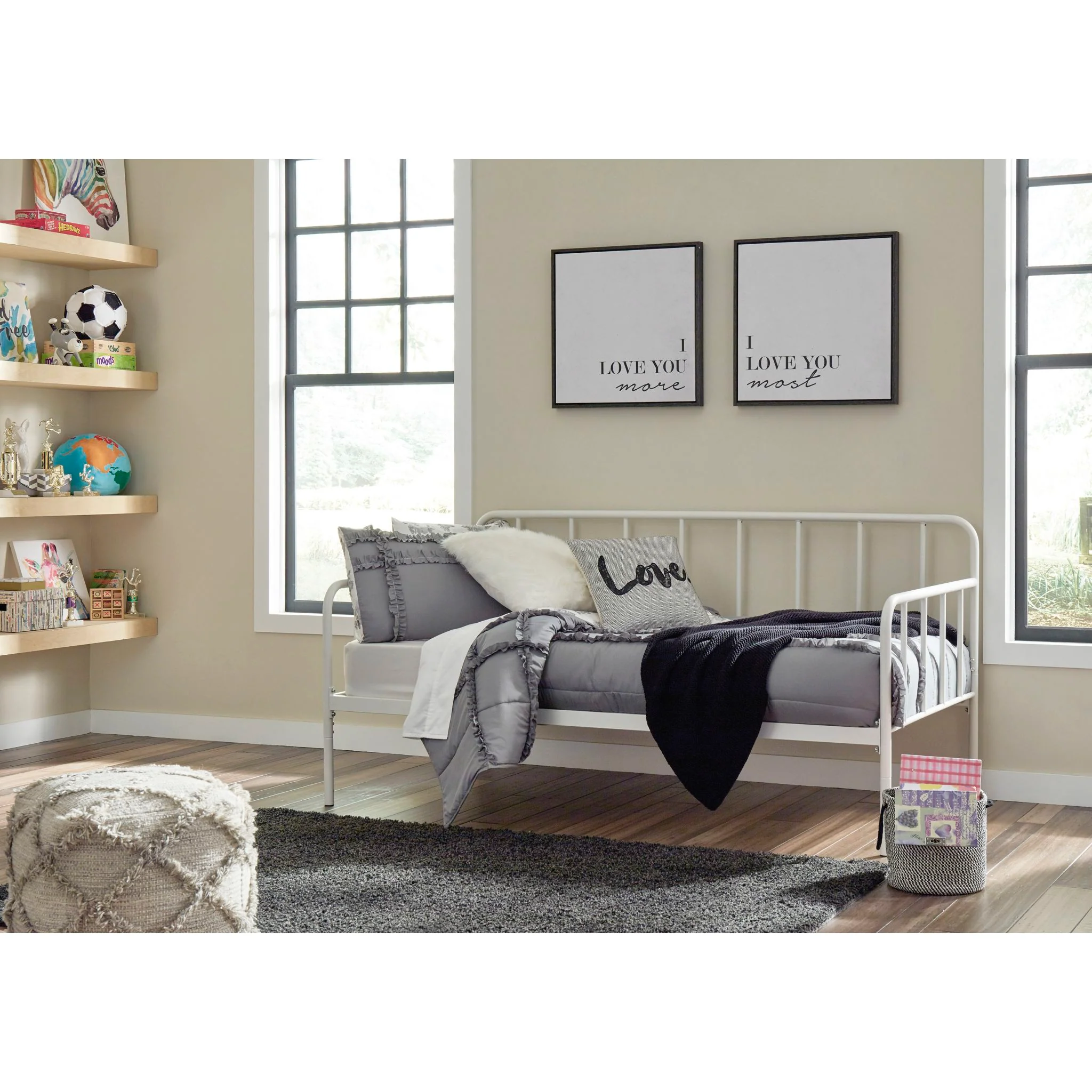 Trentlore Twin Metal Day Bed w/Platform - Image 2