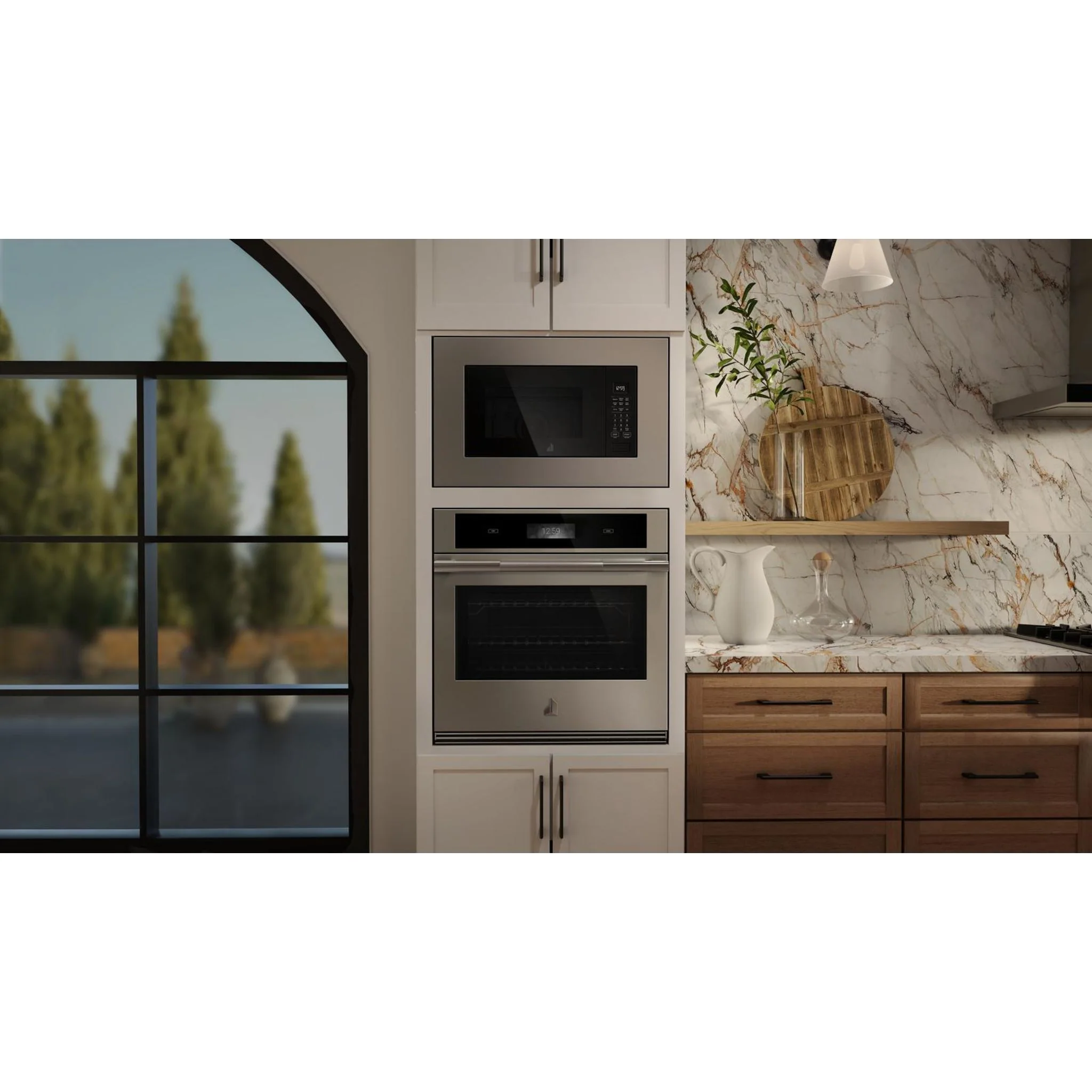Whirlpool 30 in. Trim Kit for 1.5 Cu. Ft. Countertop Microwave with Convection Cooking -Fingerprint Resistant Stainless Steel (MTK1530PZ) - Image 7