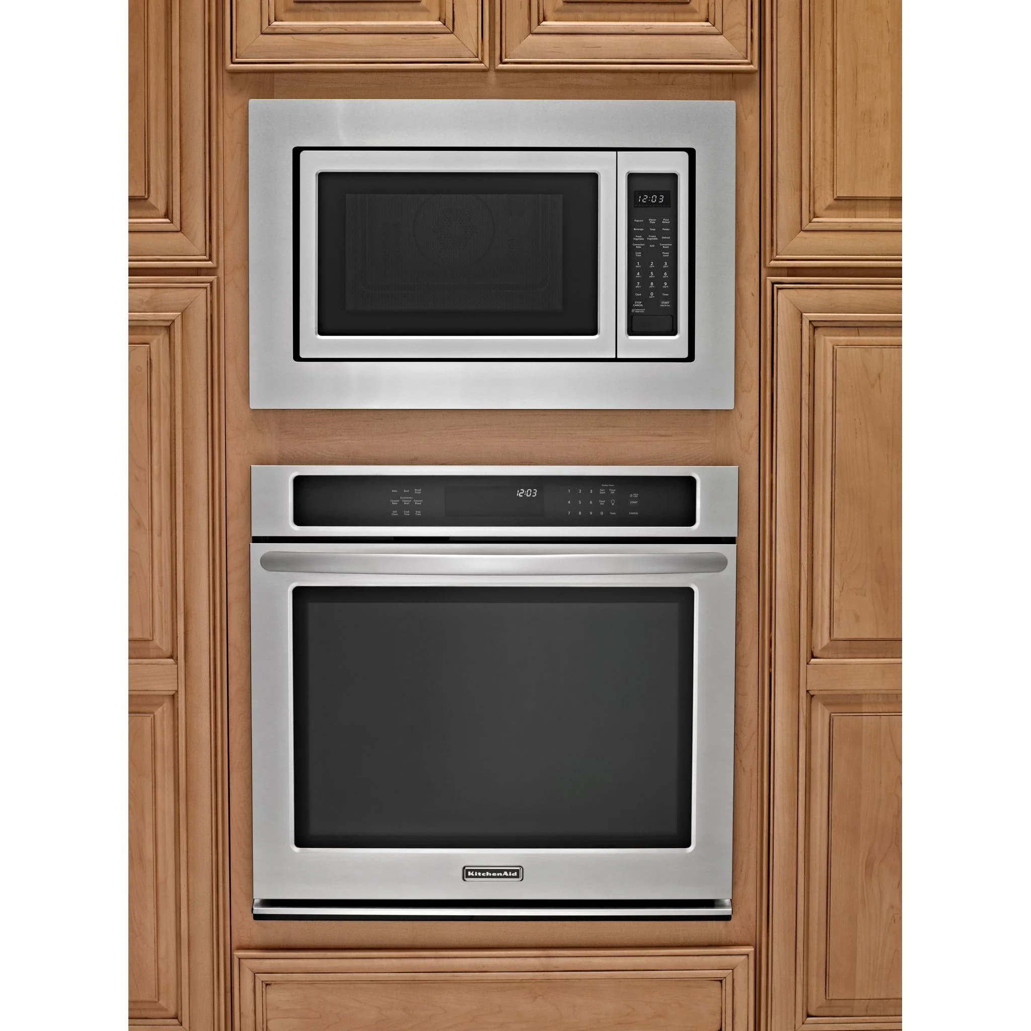 KitchenAid  30" (76.2 cm) Trim Kit for 1.5 cu. ft. Countertop Microwave Oven with Convection Cooking (MKC2150AS) - Image 2