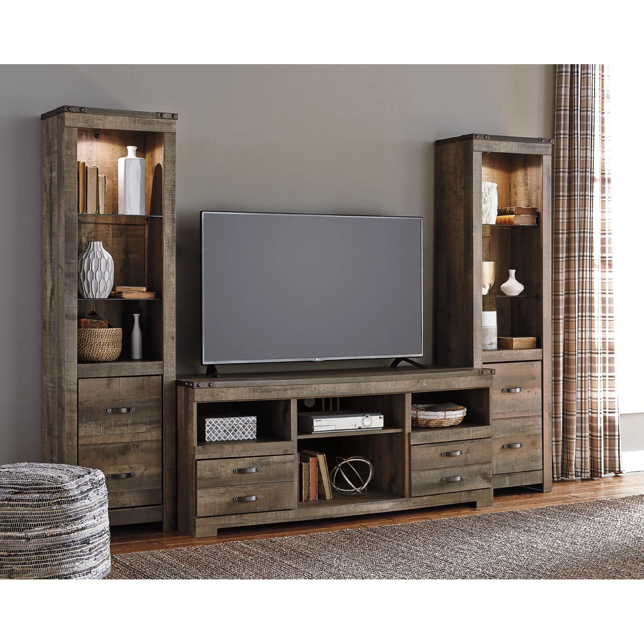 Trinell 3 Piece Entertainment Unit - Image 2