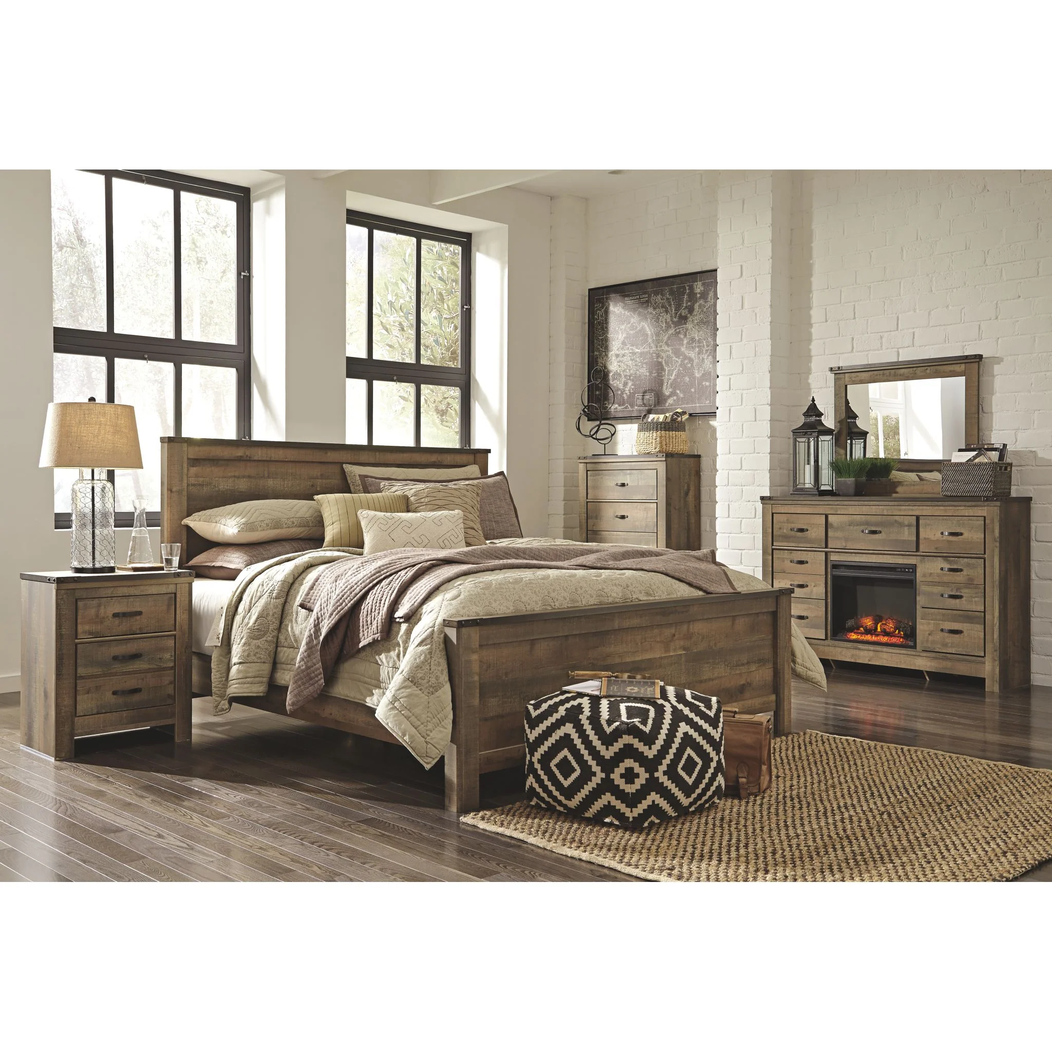 Trinell 3 Piece Panel Bed - Image 26