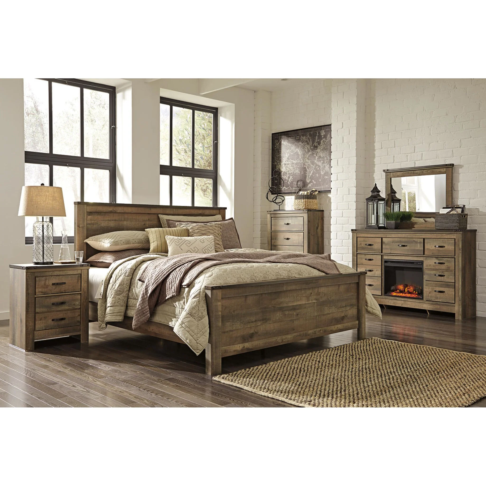 Trinell 3 Piece Panel Bed - Image 29