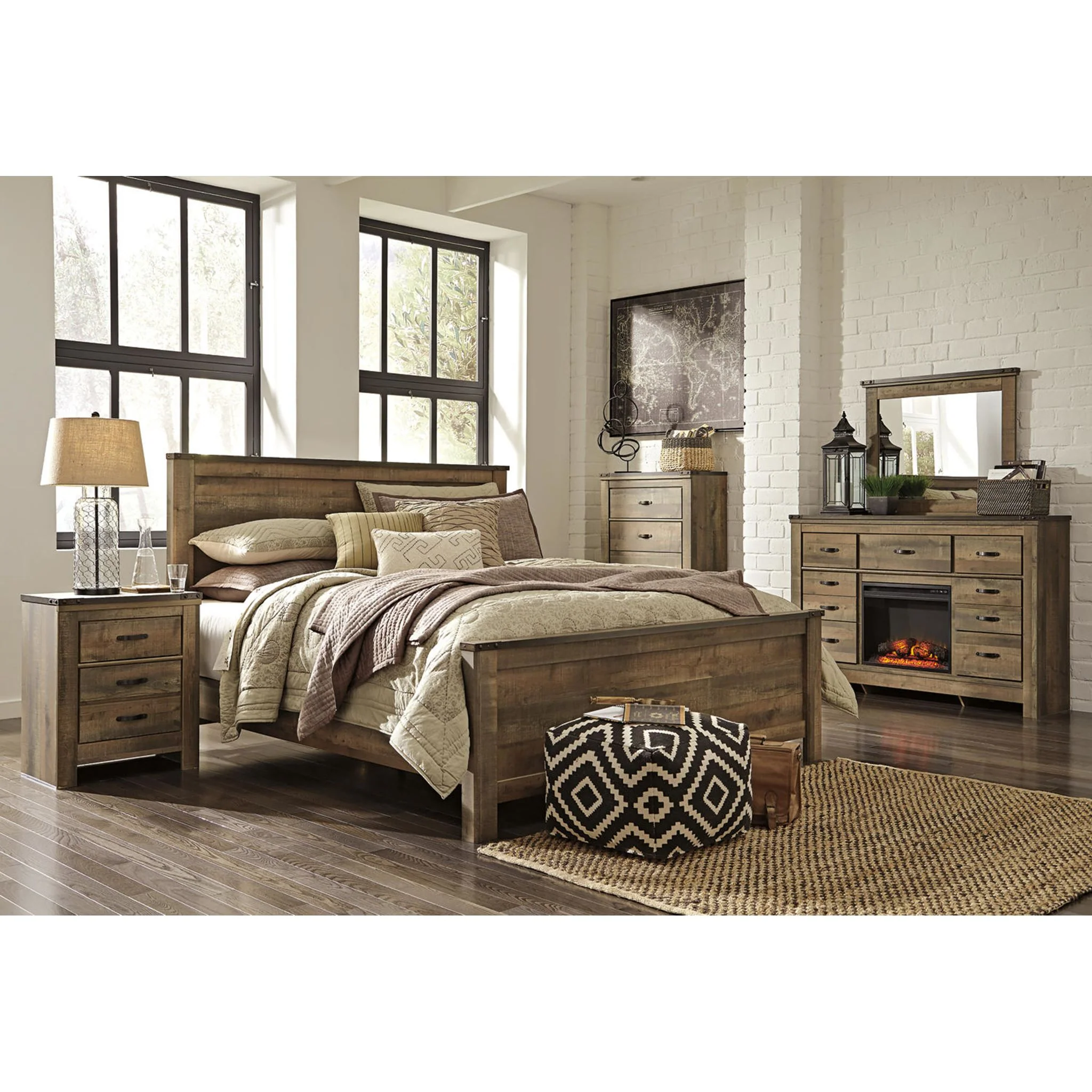 Trinell 3 Piece Panel Bed - Image 30
