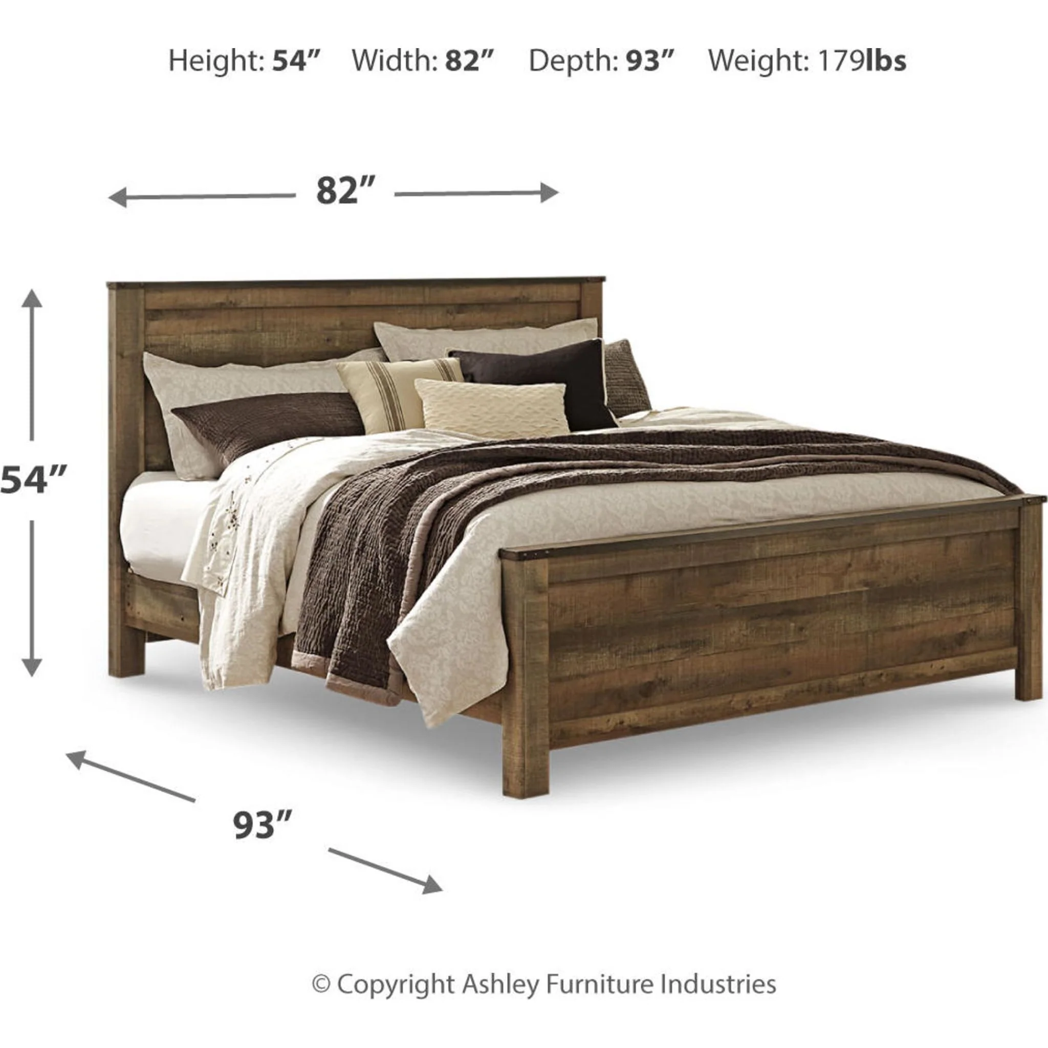 Trinell 3 Piece Panel Bed - Image 33