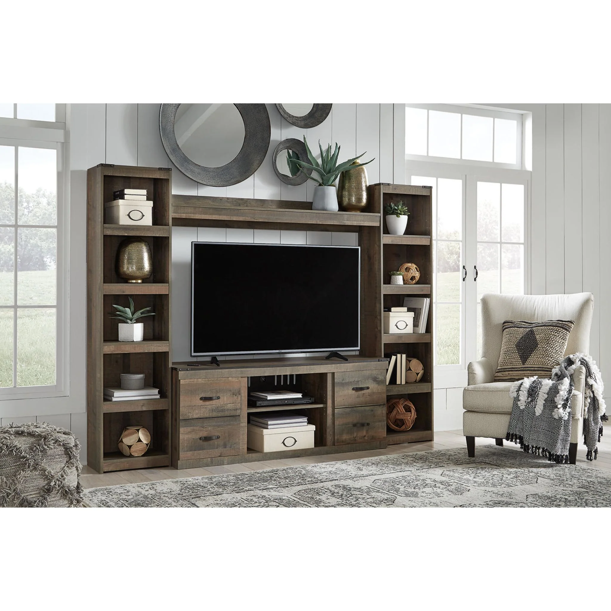 Trinell 4 Piece Entertainment Unit - Image 2