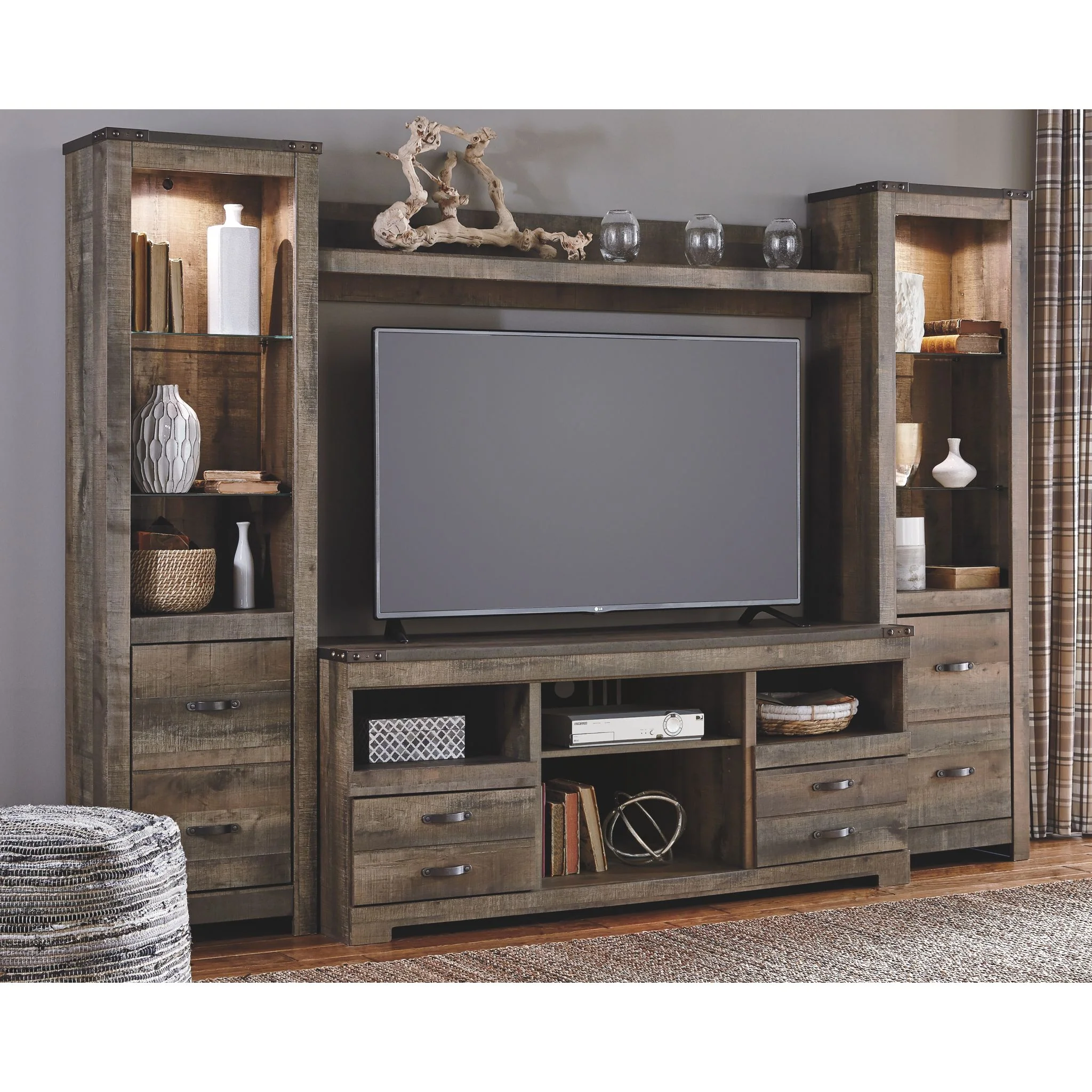 Trinell 4 Piece Entertainment Unit - Image 2