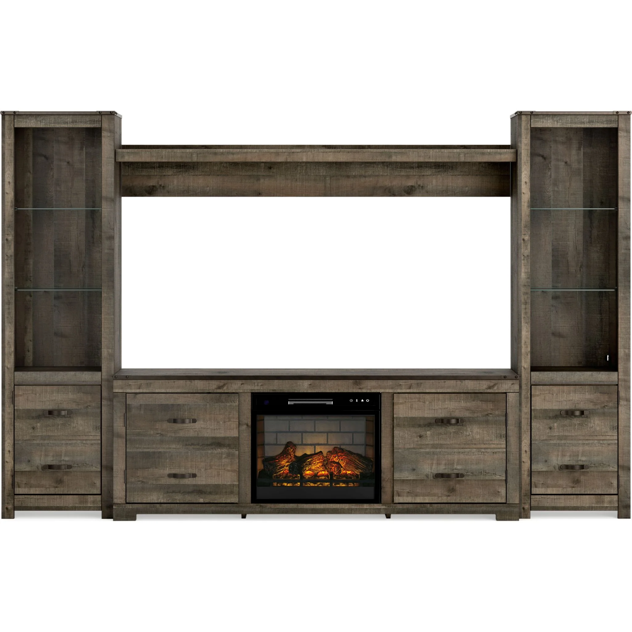 Trinell Entertainment Unit with Fireplace - Image 3