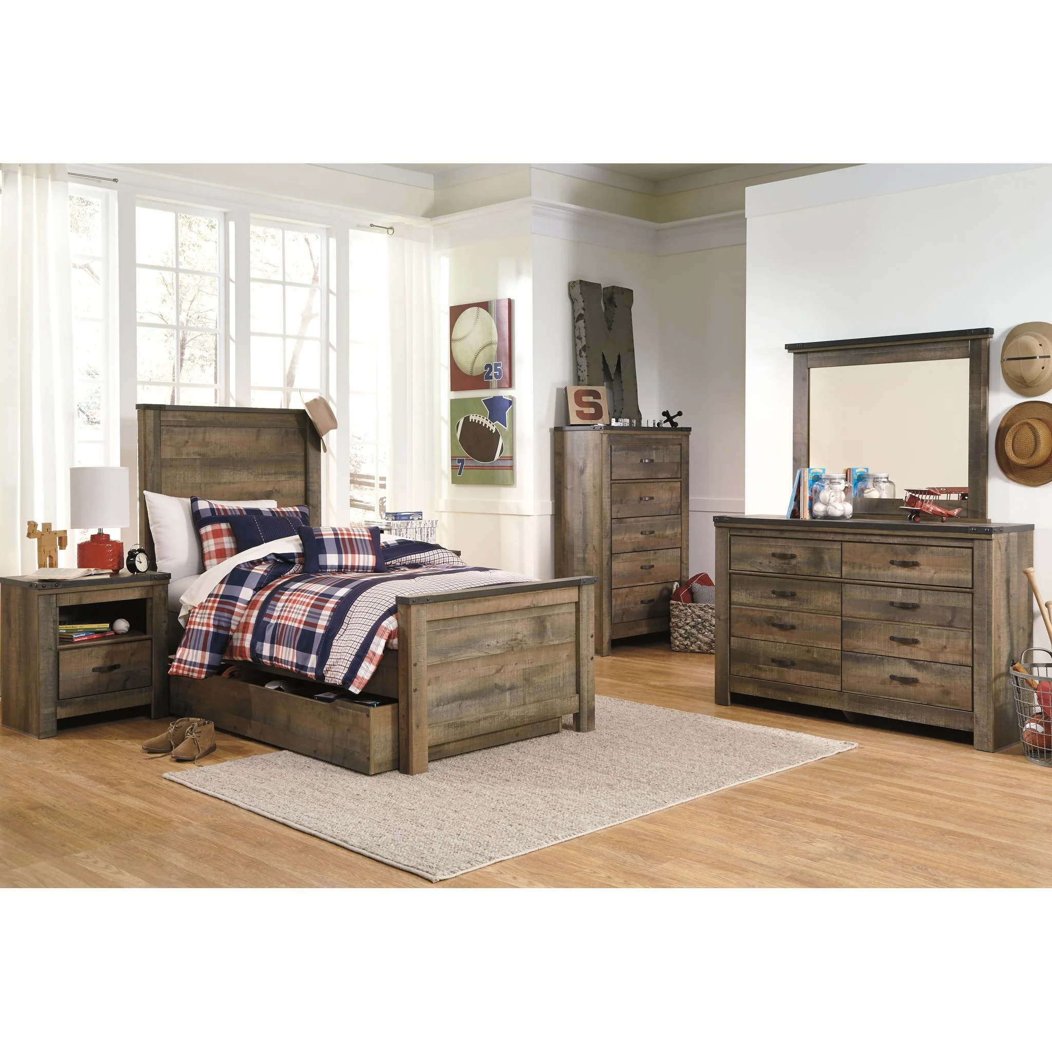 Trinell 7 Piece Bedroom Package - Image 5