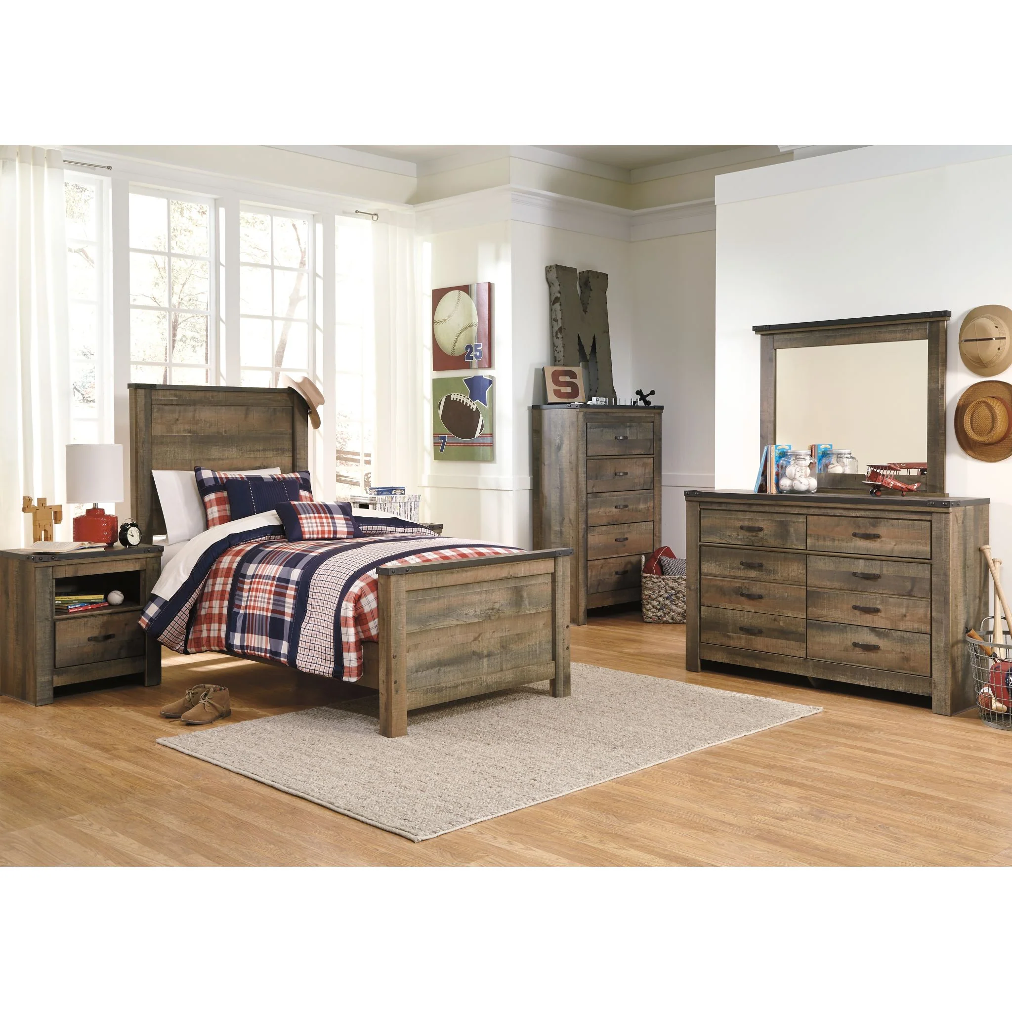 Trinell 7 Piece Bedroom Package - Image 5