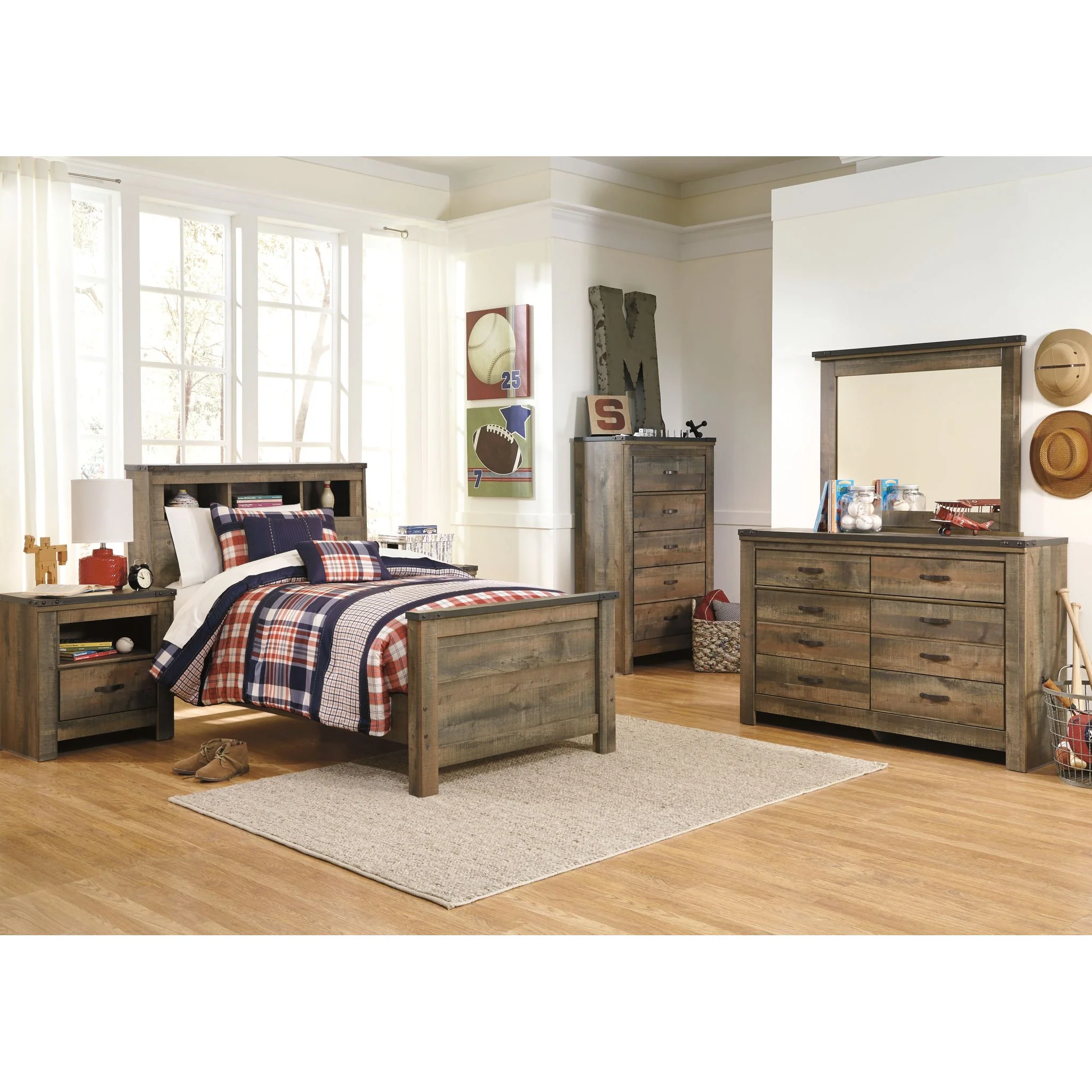 Trinell 7 Piece Bedroom Package - Image 6