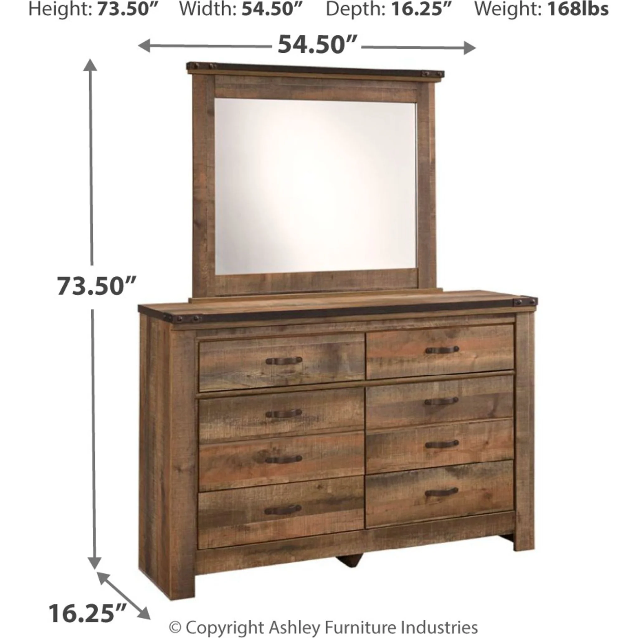 Trinell 8 Piece Bedroom Package - Image 6