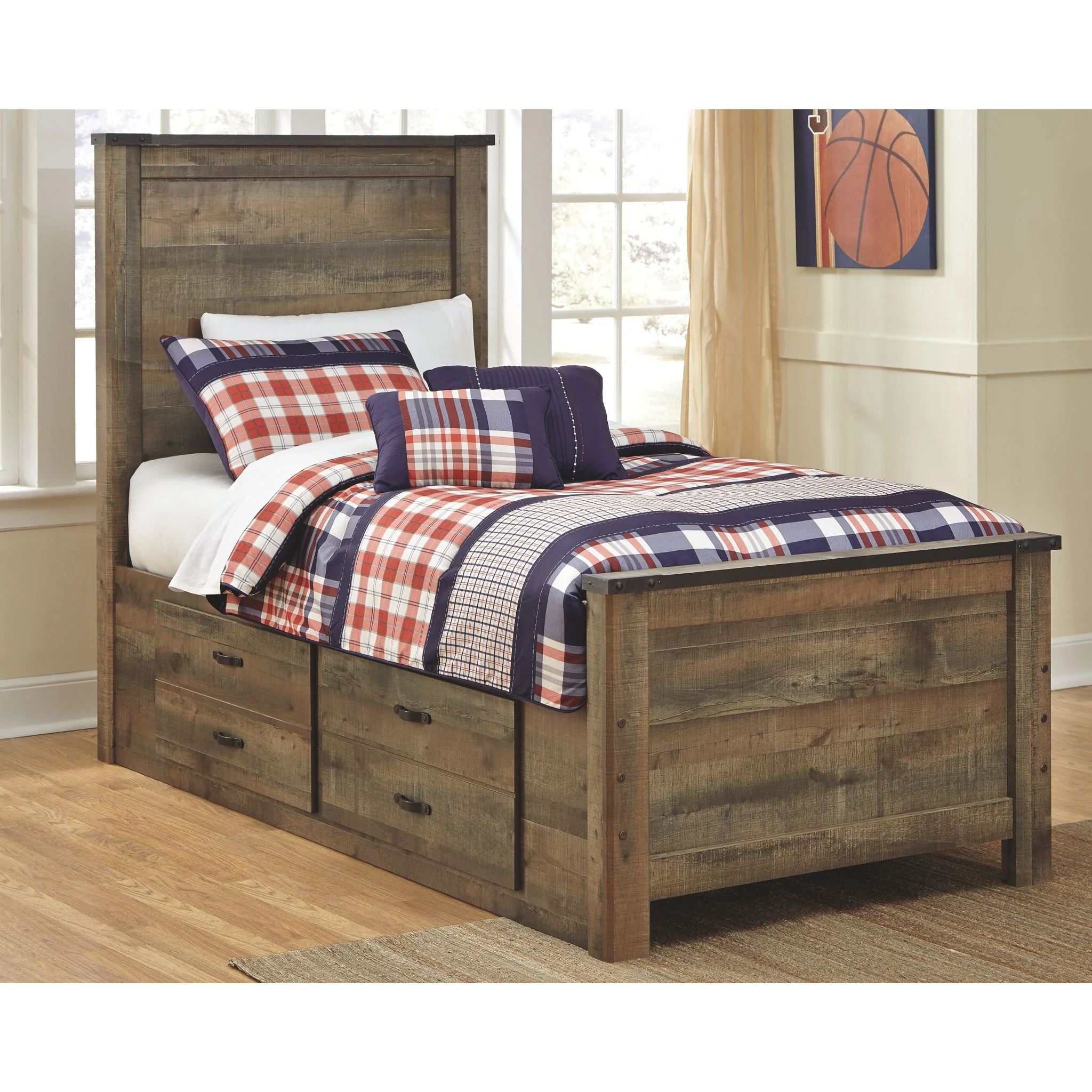 Trinell Bed with 2 Drawer Storage - Image 2
