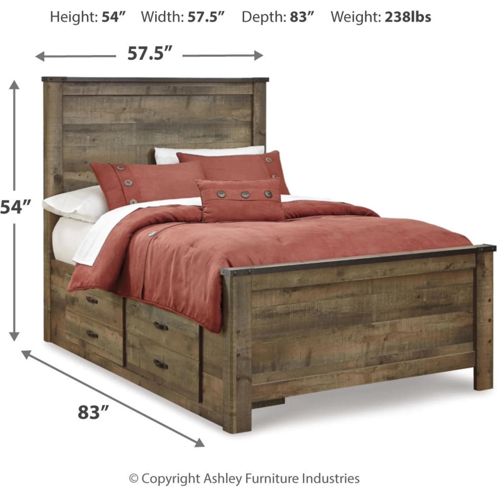 Trinell Bed with 2 Drawer Storage - Image 20