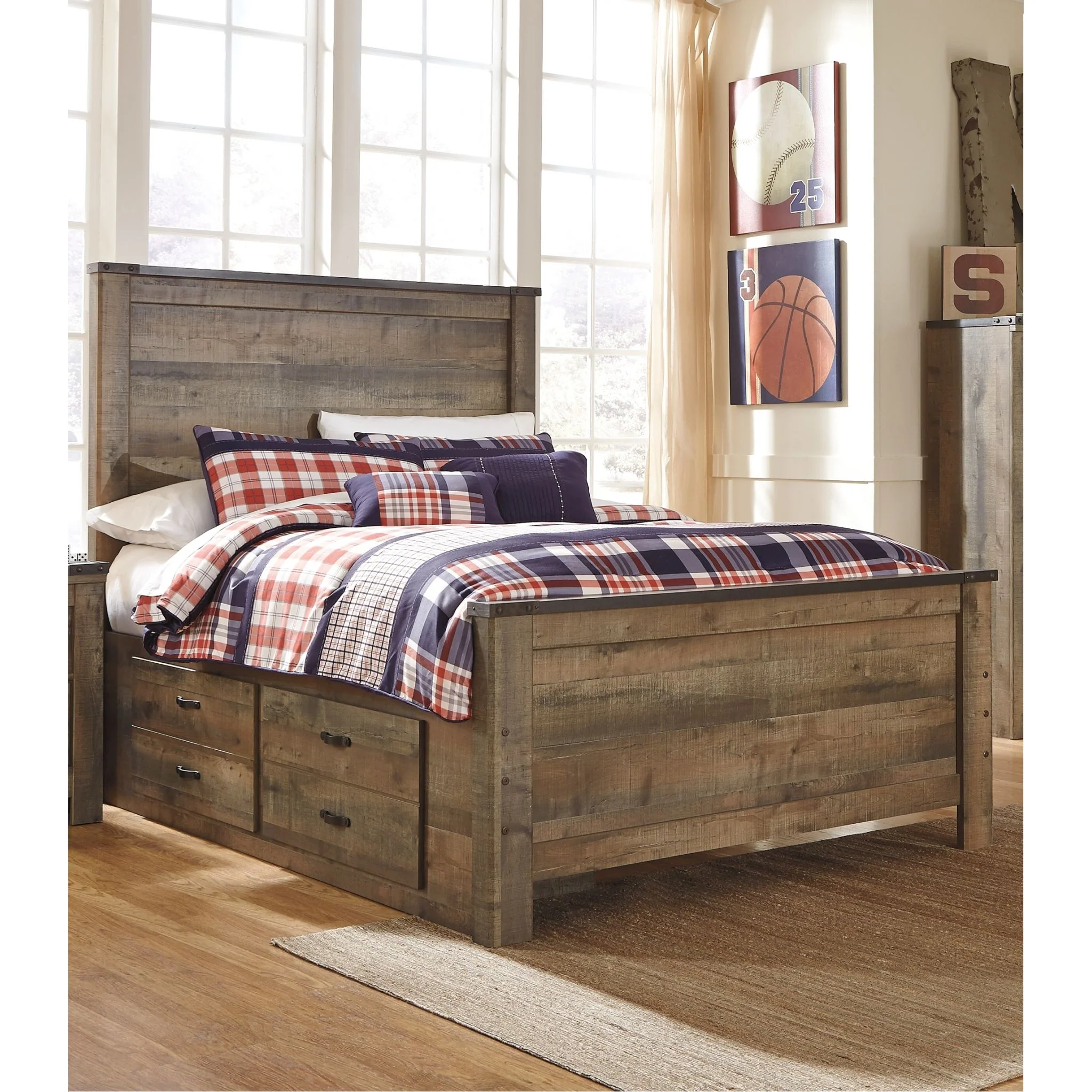 Trinell Bed with 2 Drawer Storage - Image 9