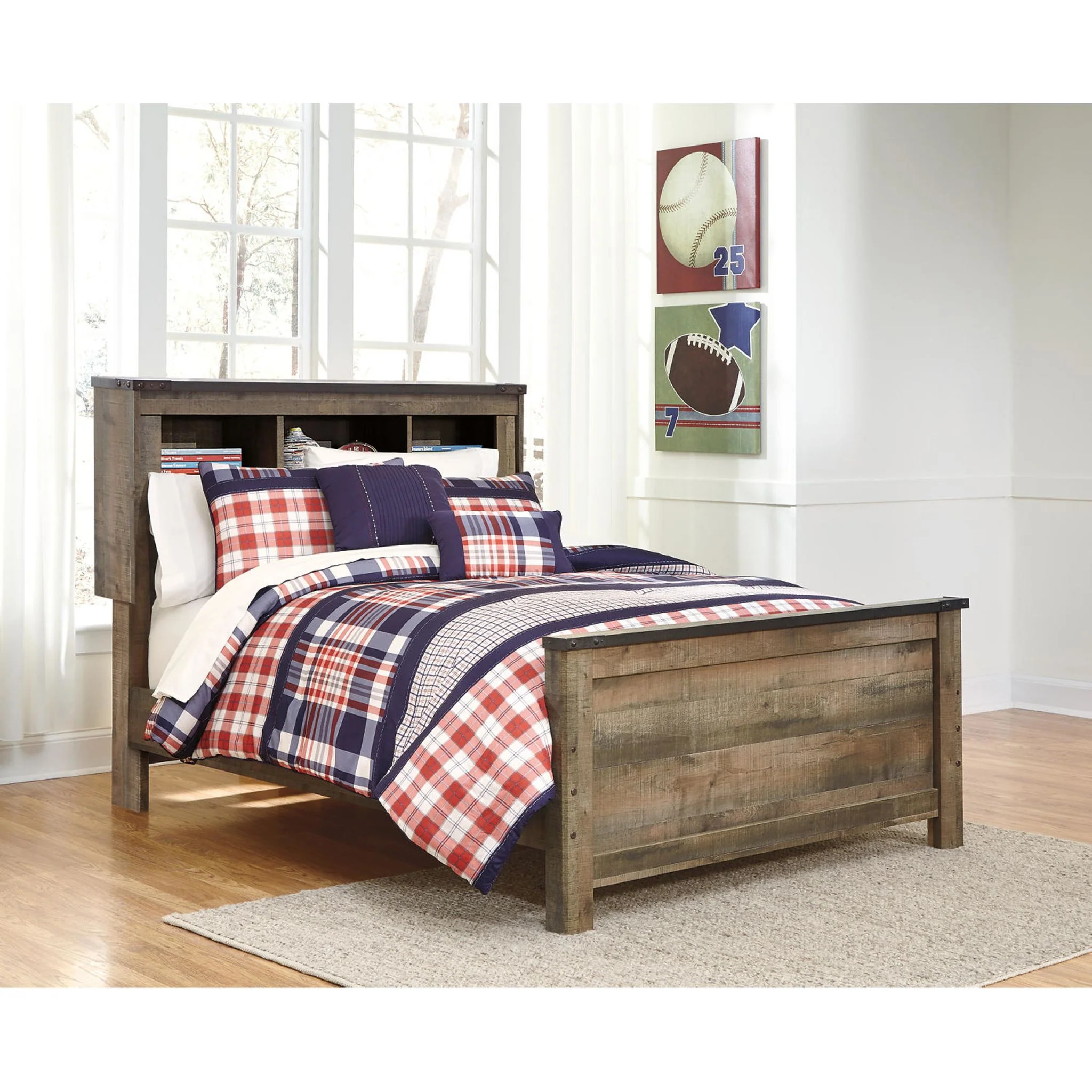 Trinell Bookcase Bed - Image 5