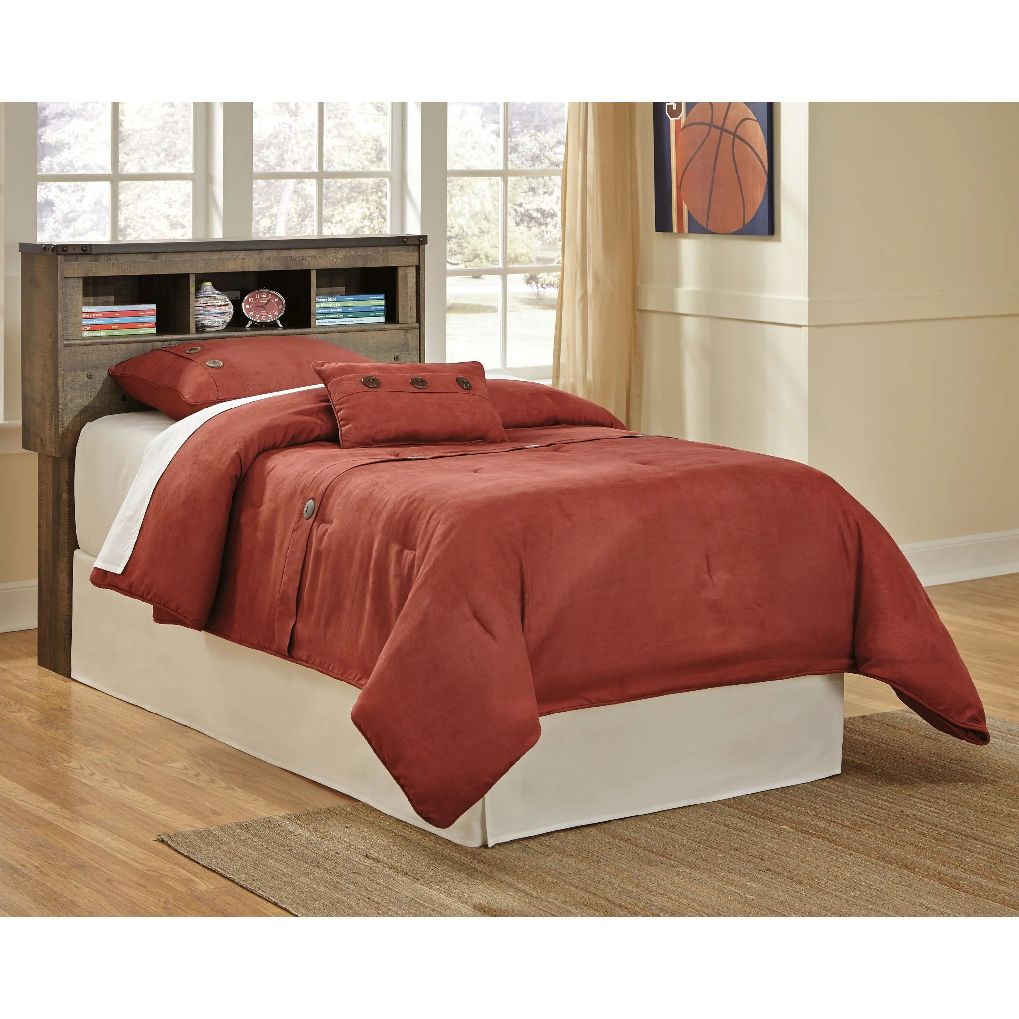 Trinell Bookcase Headboard - Image 2