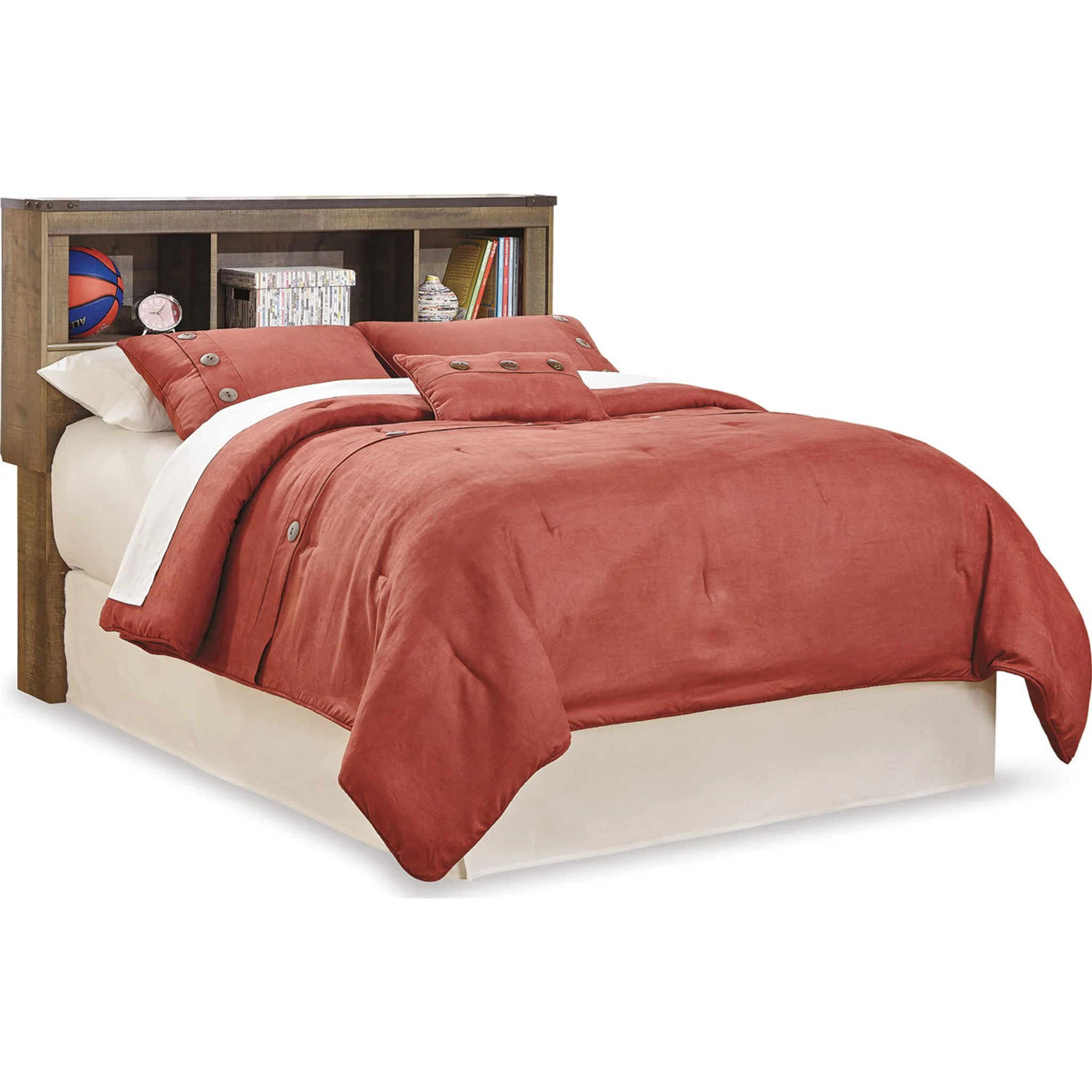 Trinell Bookcase Headboard - Image 9