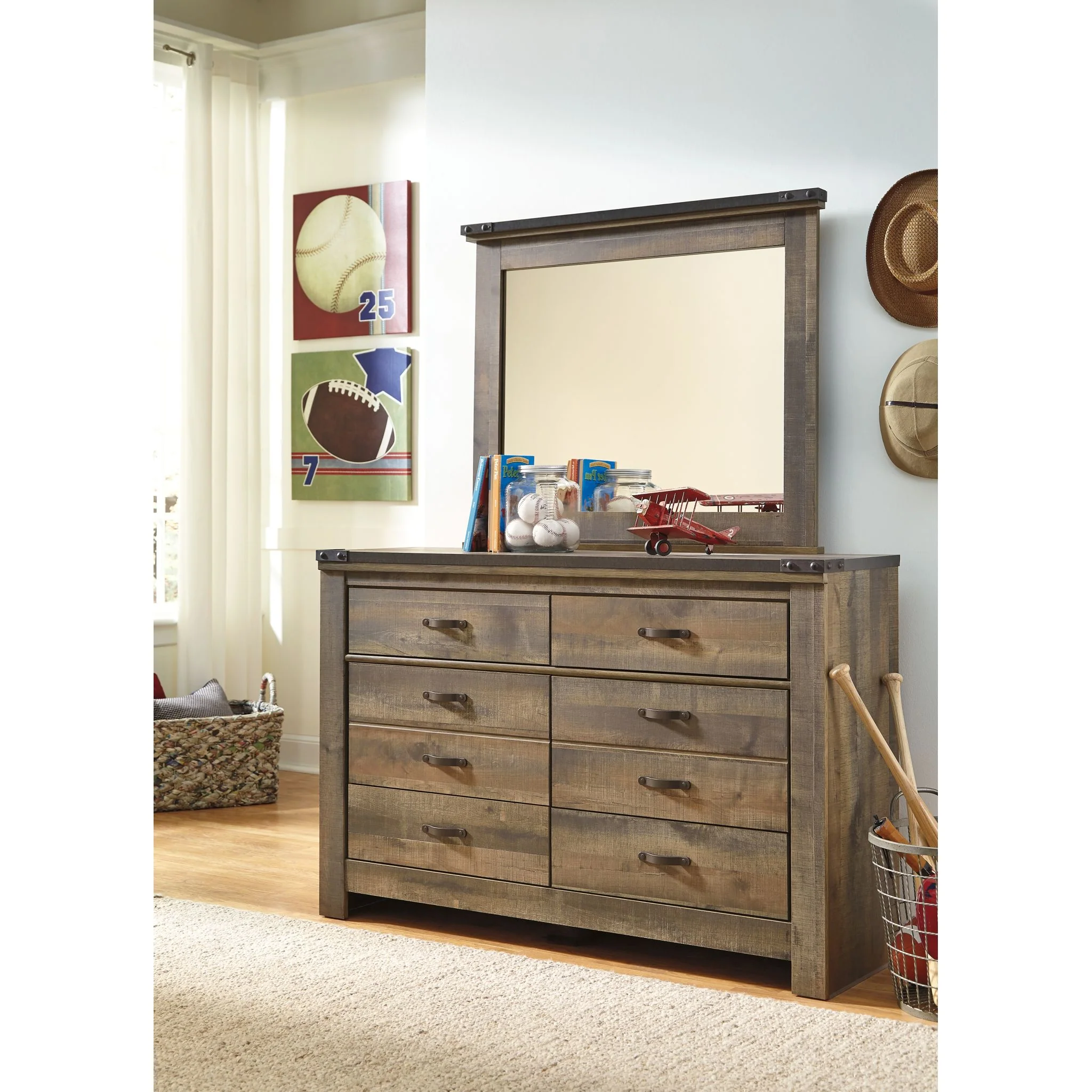 Trinell Dresser and Mirror - Image 3