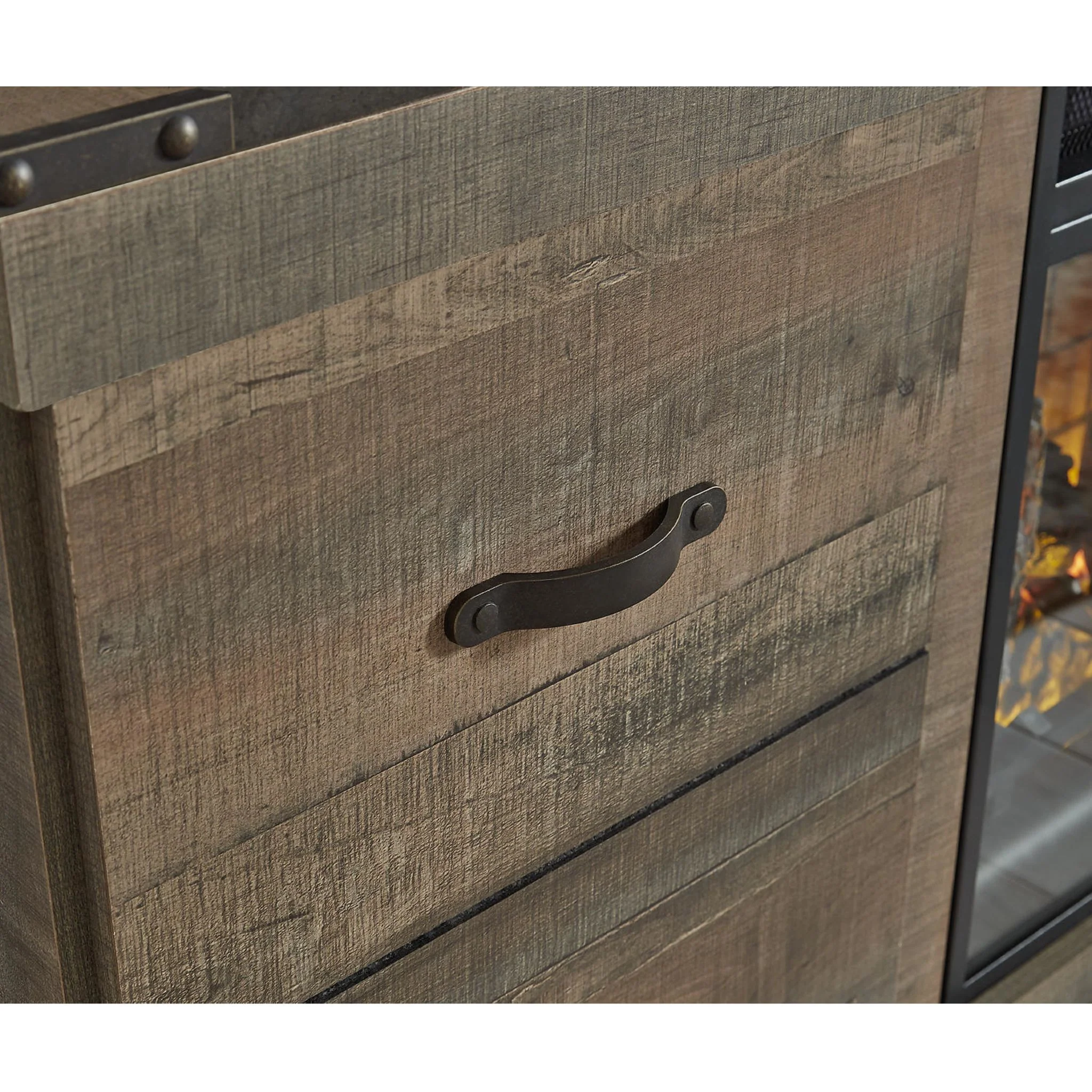Trinell Entertainment Unit with Fireplace - Image 4
