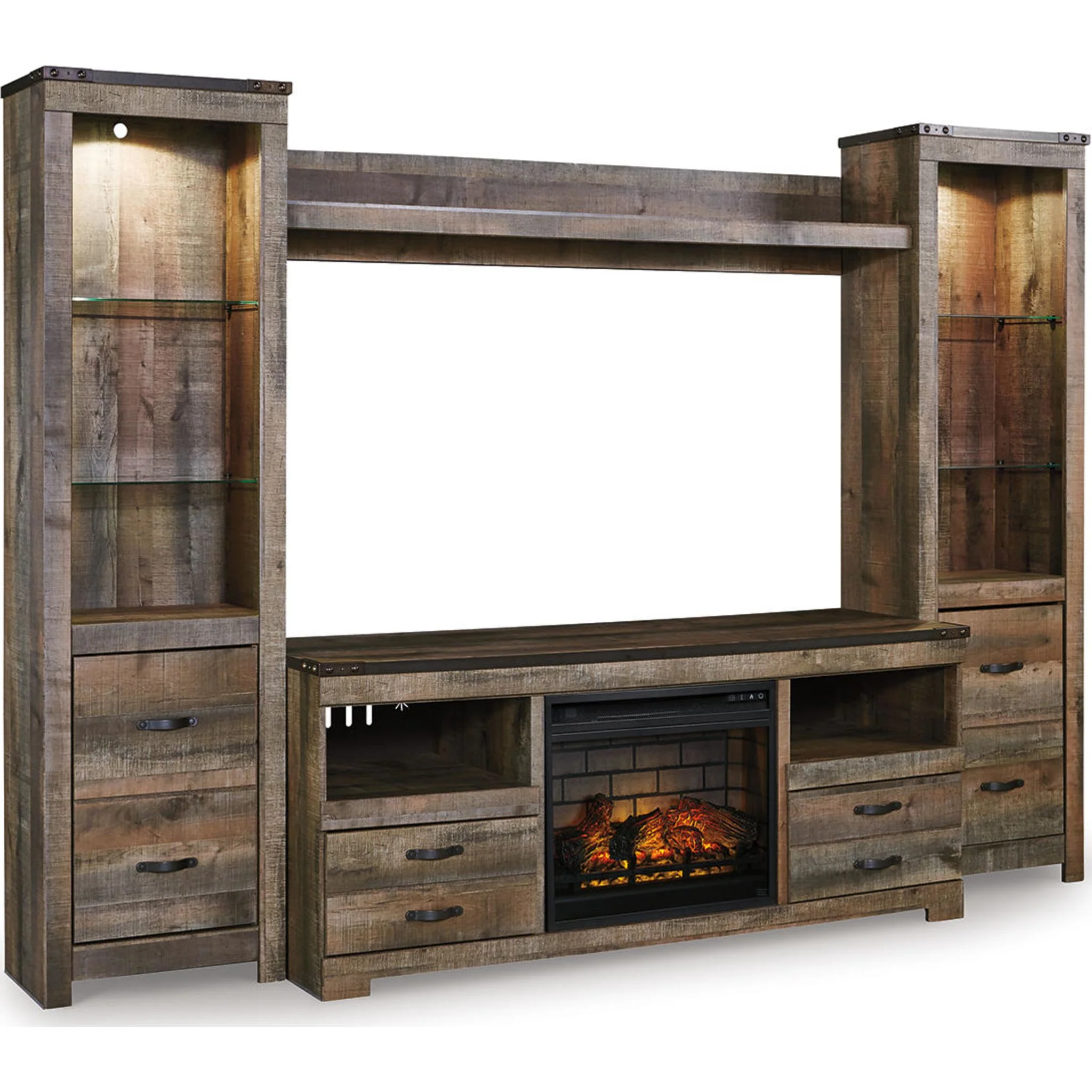 Trinell Entertainment Unit with Fireplace - Image 5