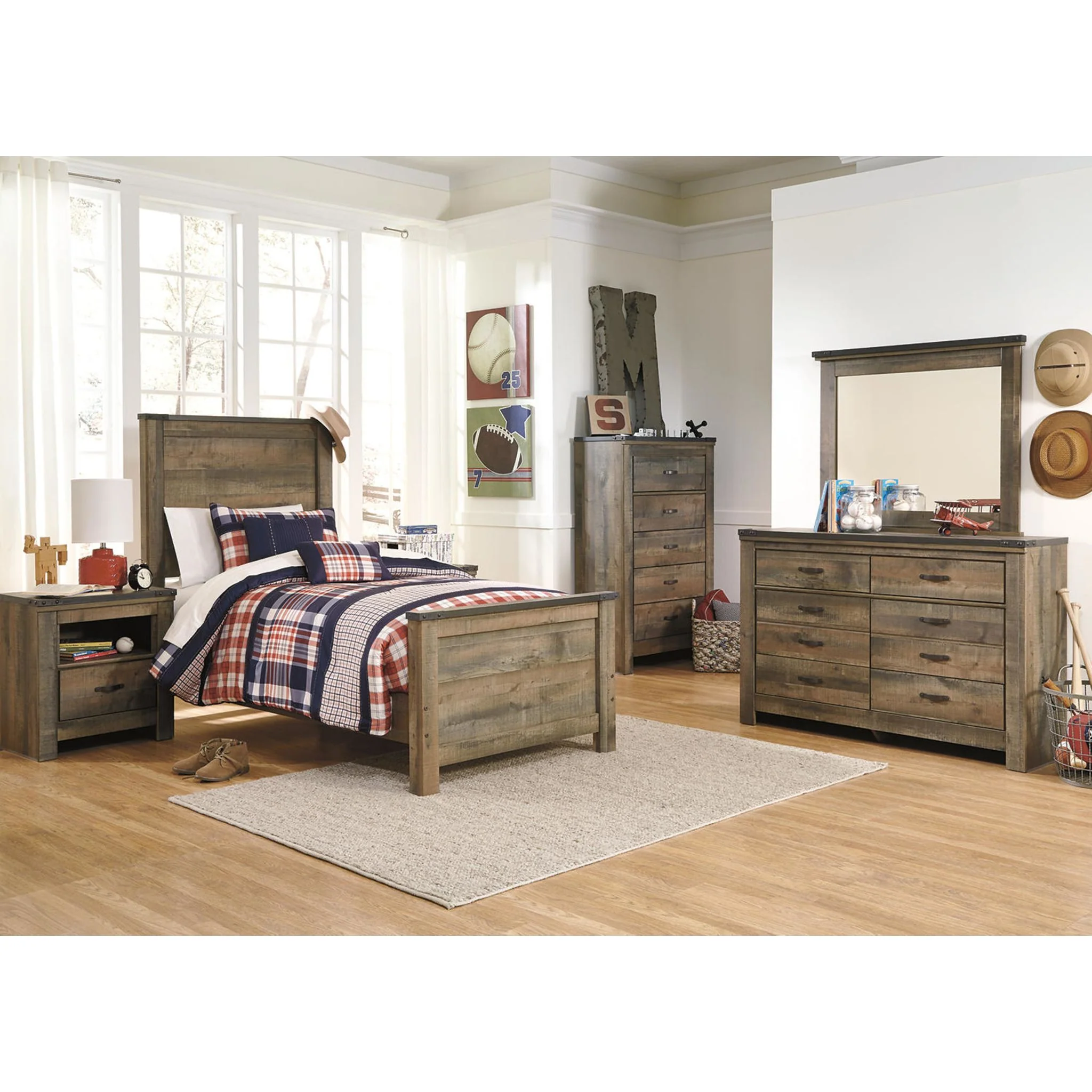 Trinell Panel Bed - Image 6
