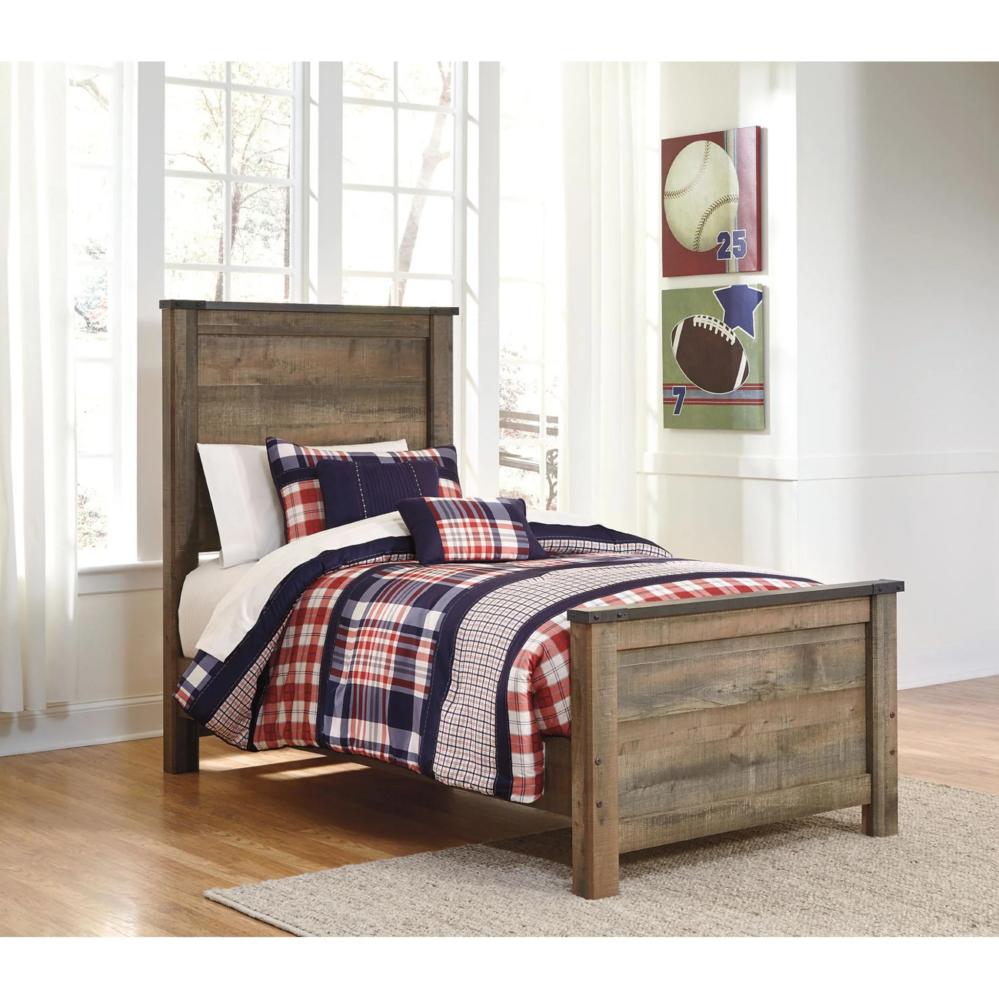 Trinell Panel Headboard - Image 10