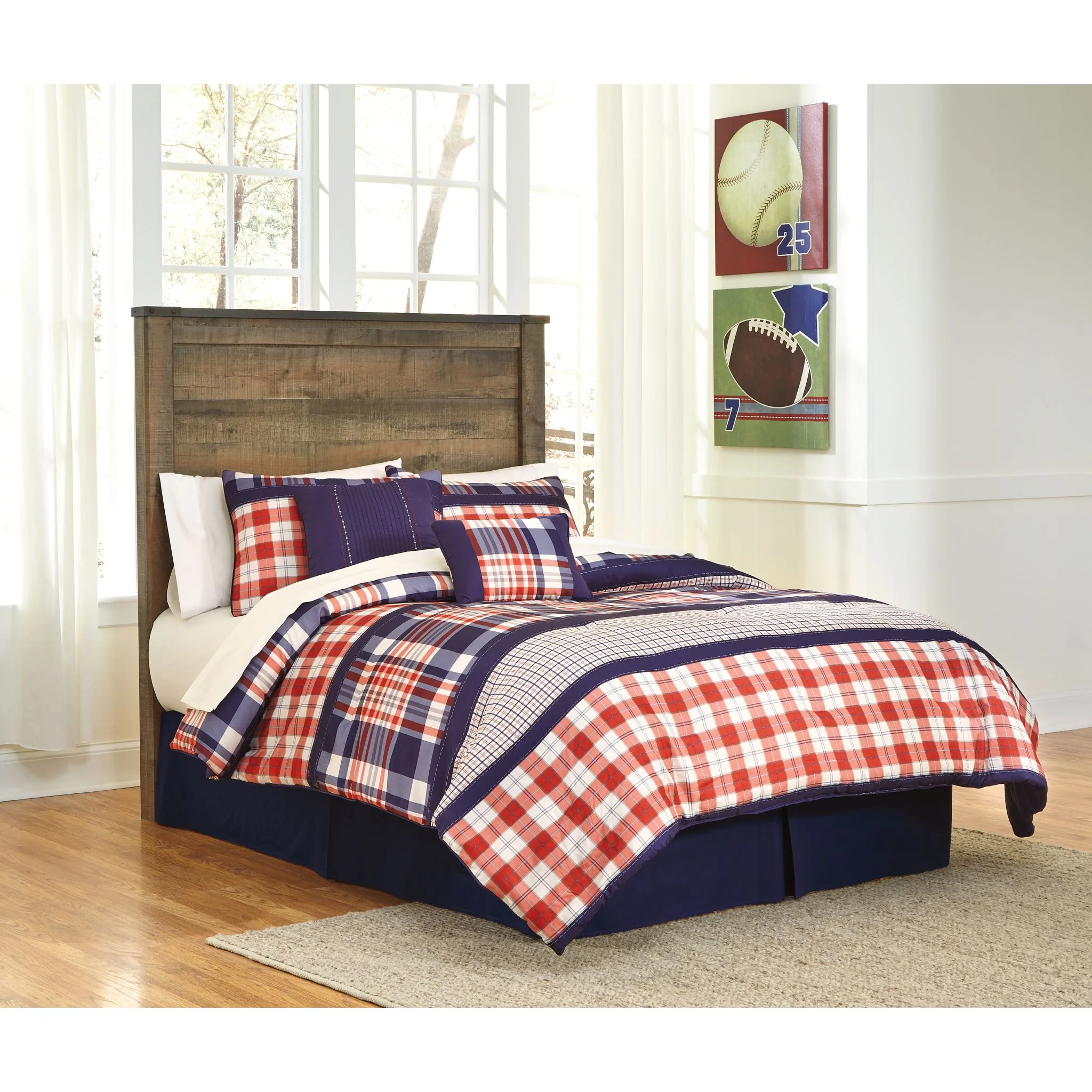 Trinell Panel Headboard - Image 13