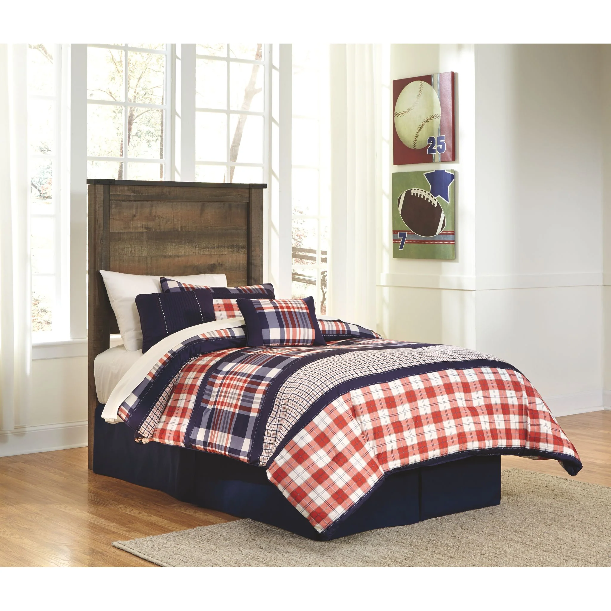 Trinell Panel Headboard - Image 3