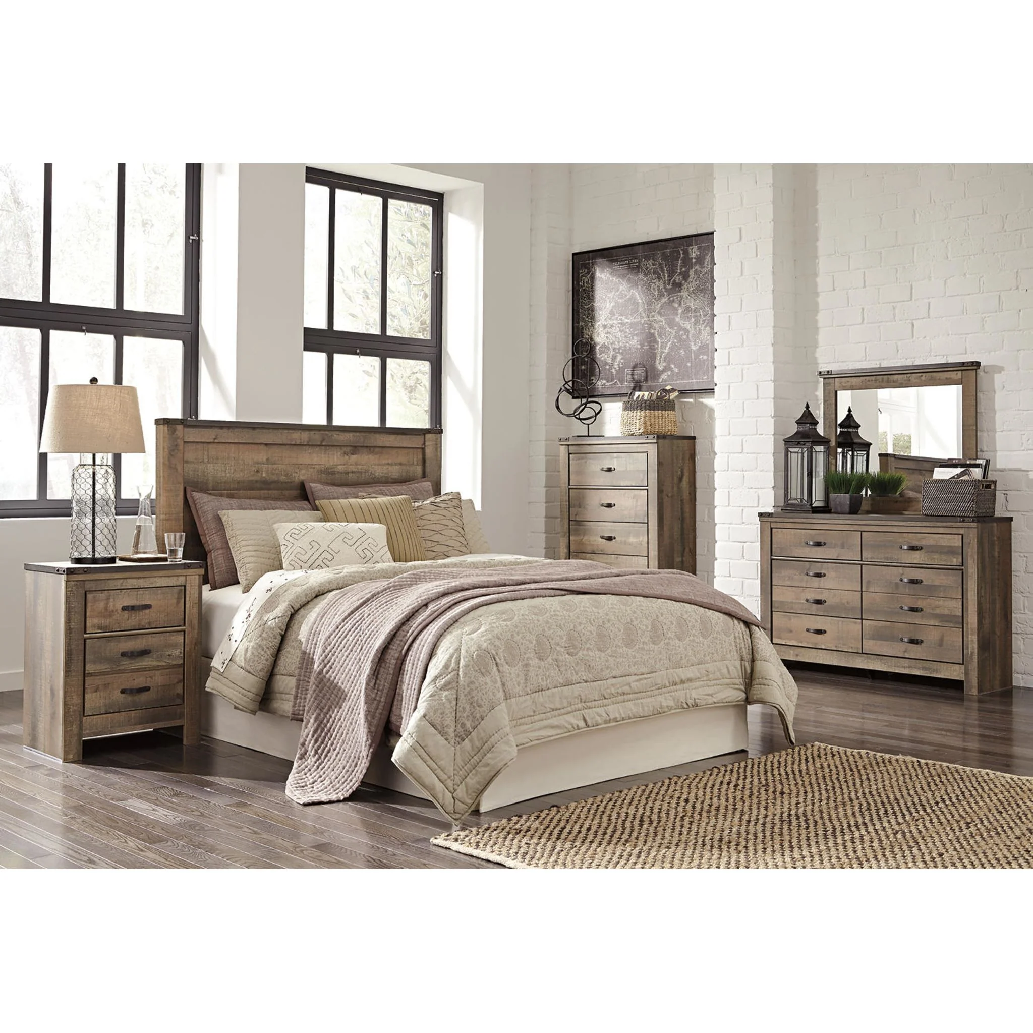 Trinell Panel Headboard - Image 13