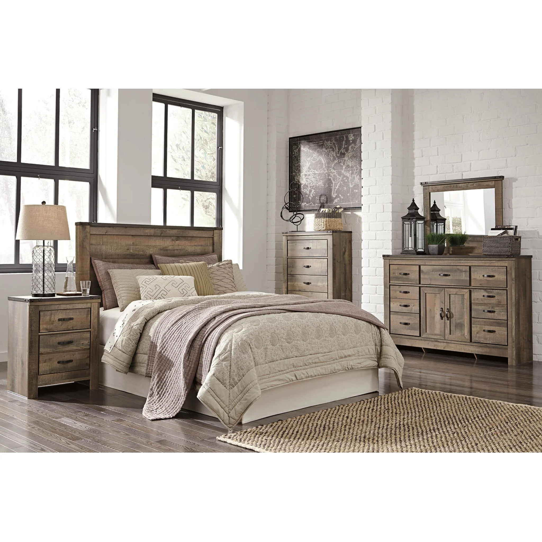 Trinell Panel Headboard - Image 16