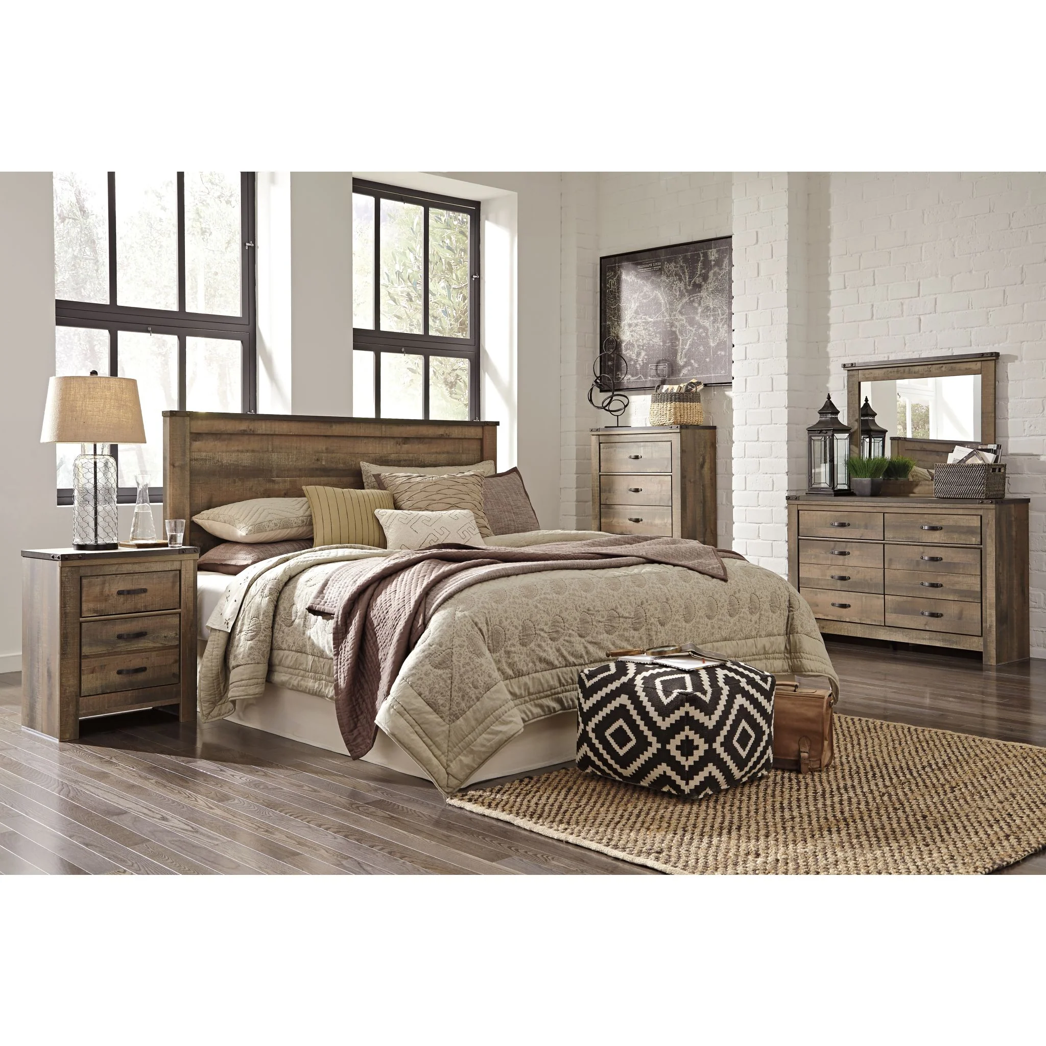 Trinell Panel Headboard - Image 23