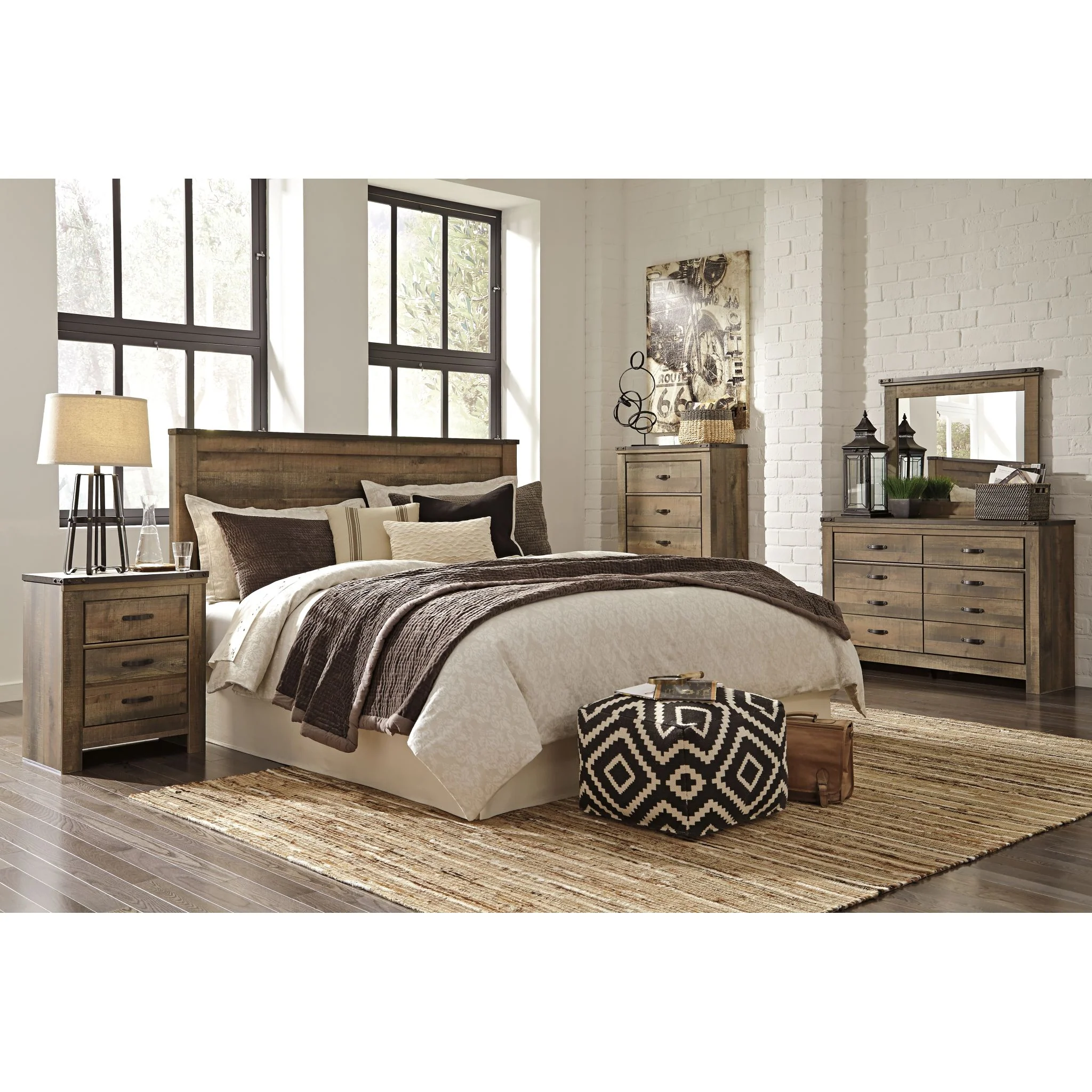 Trinell Panel Headboard - Image 25