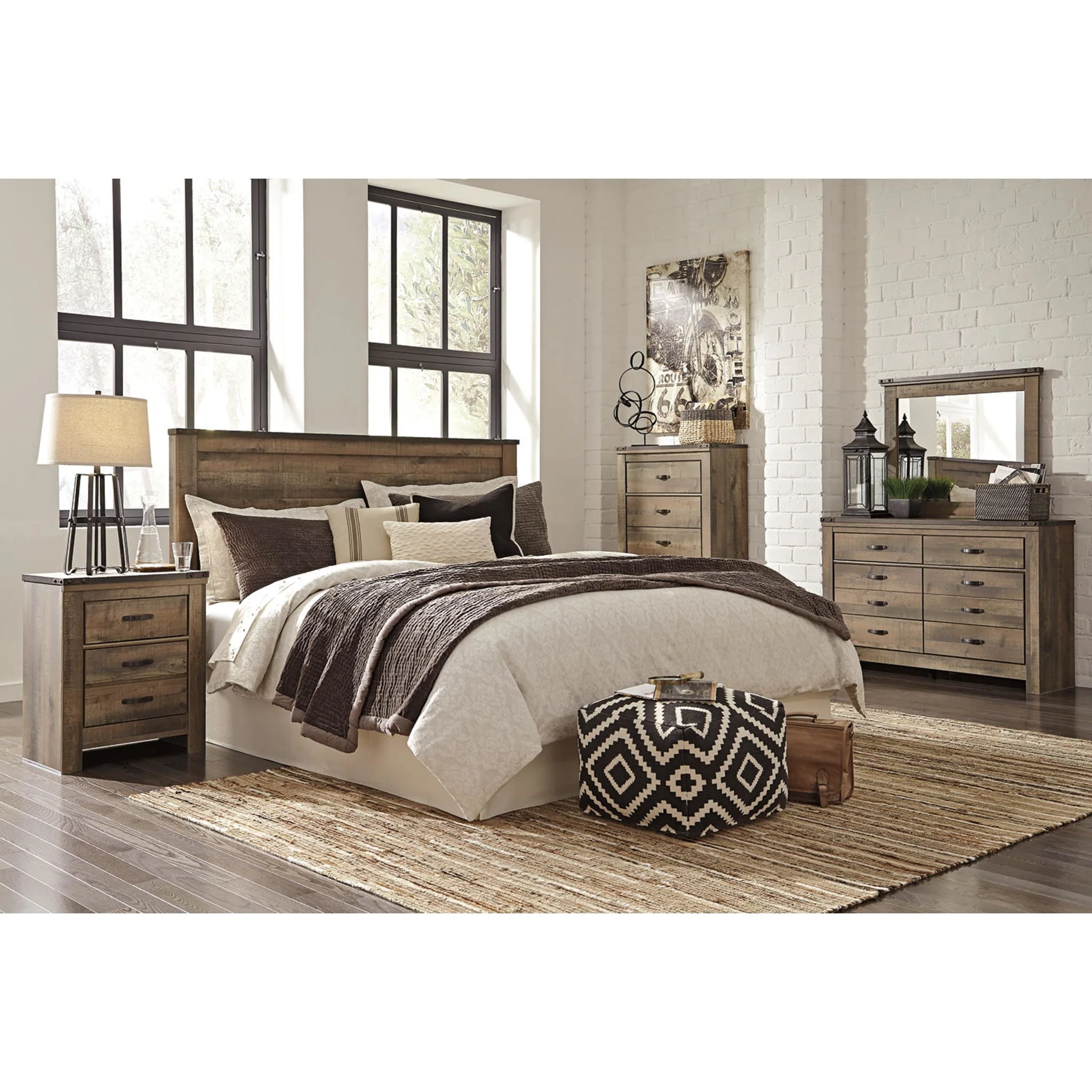 Trinell Panel Headboard - Image 29