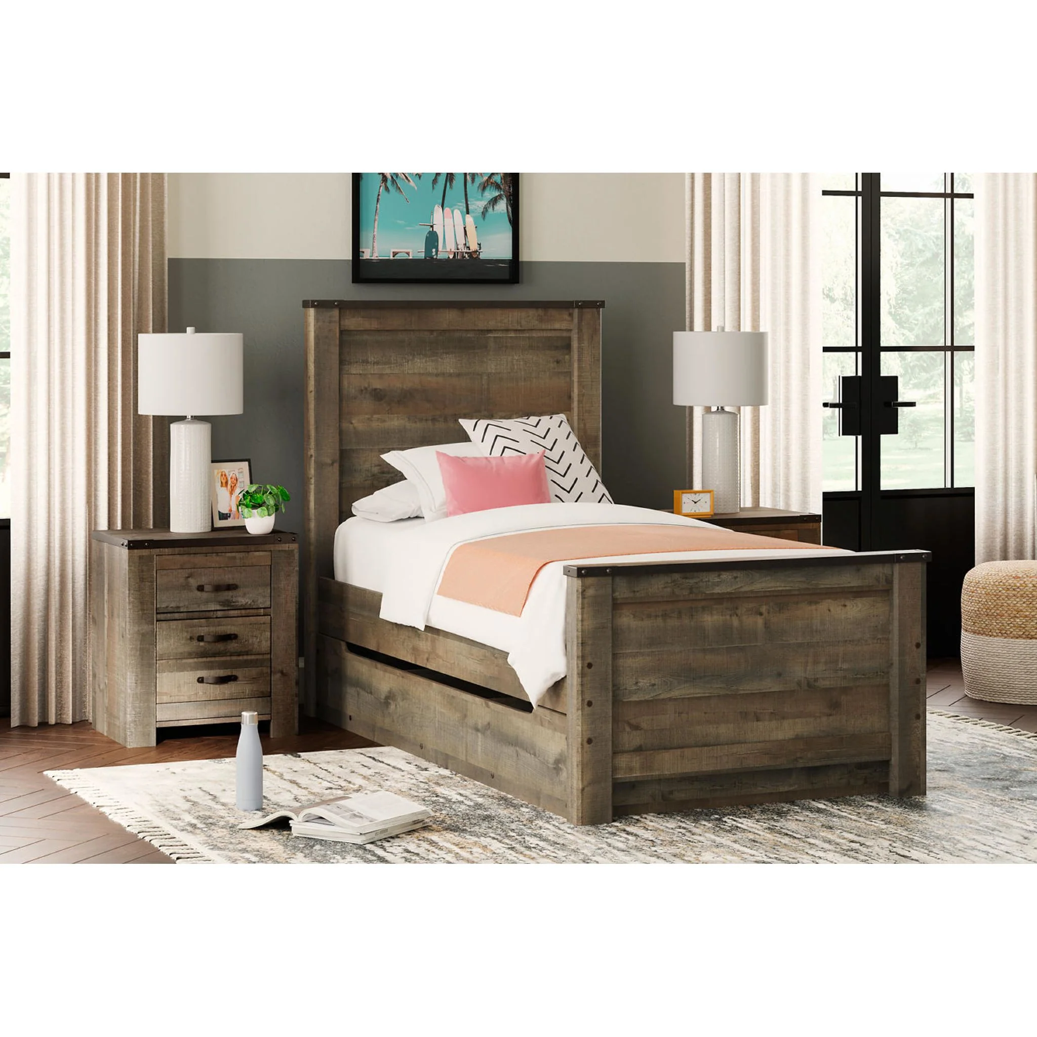 Trinell Platform Bed with Drawer - Image 17