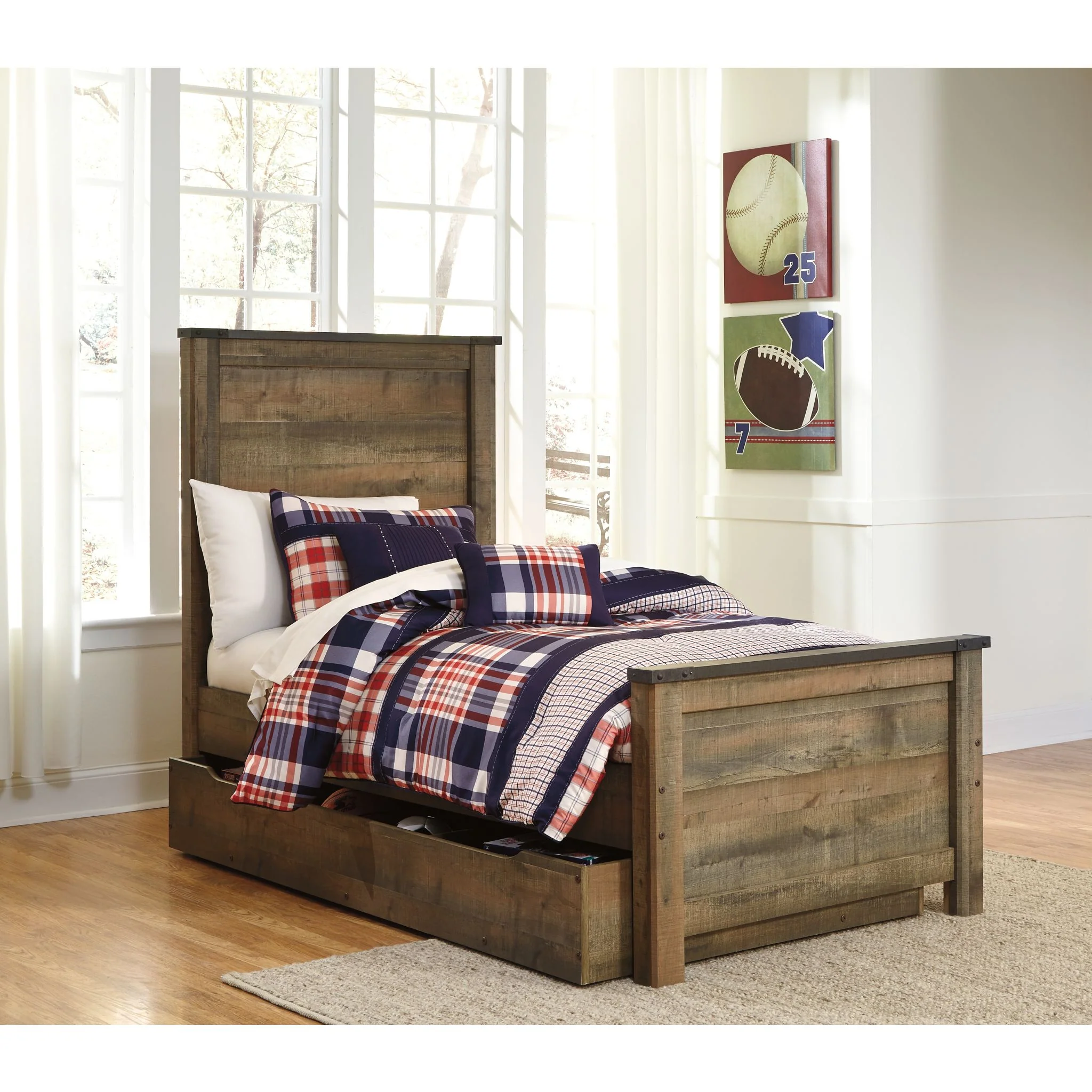 Trinell Platform Bed with Drawer - Image 2