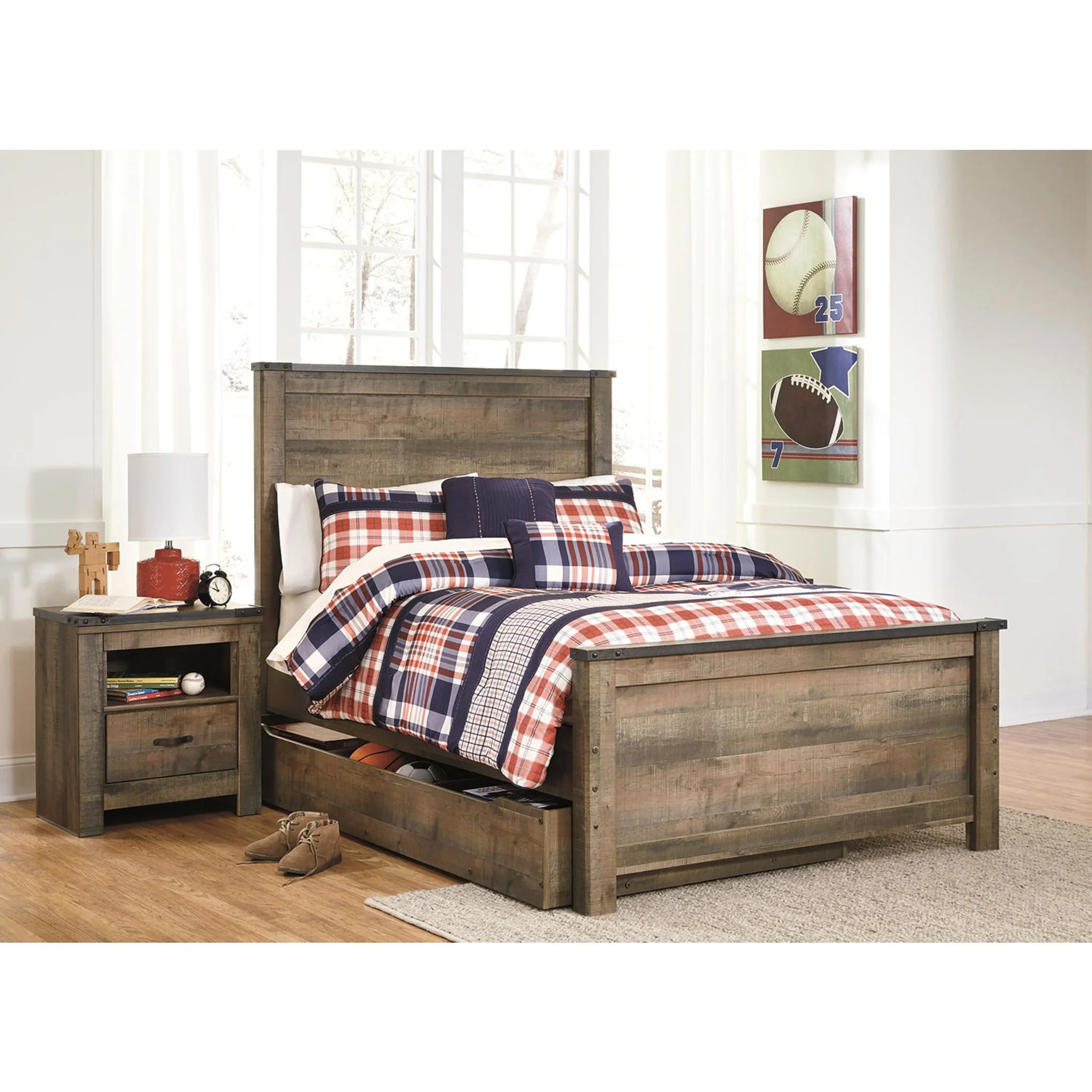 Trinell Platform Bed with Drawer - Image 30