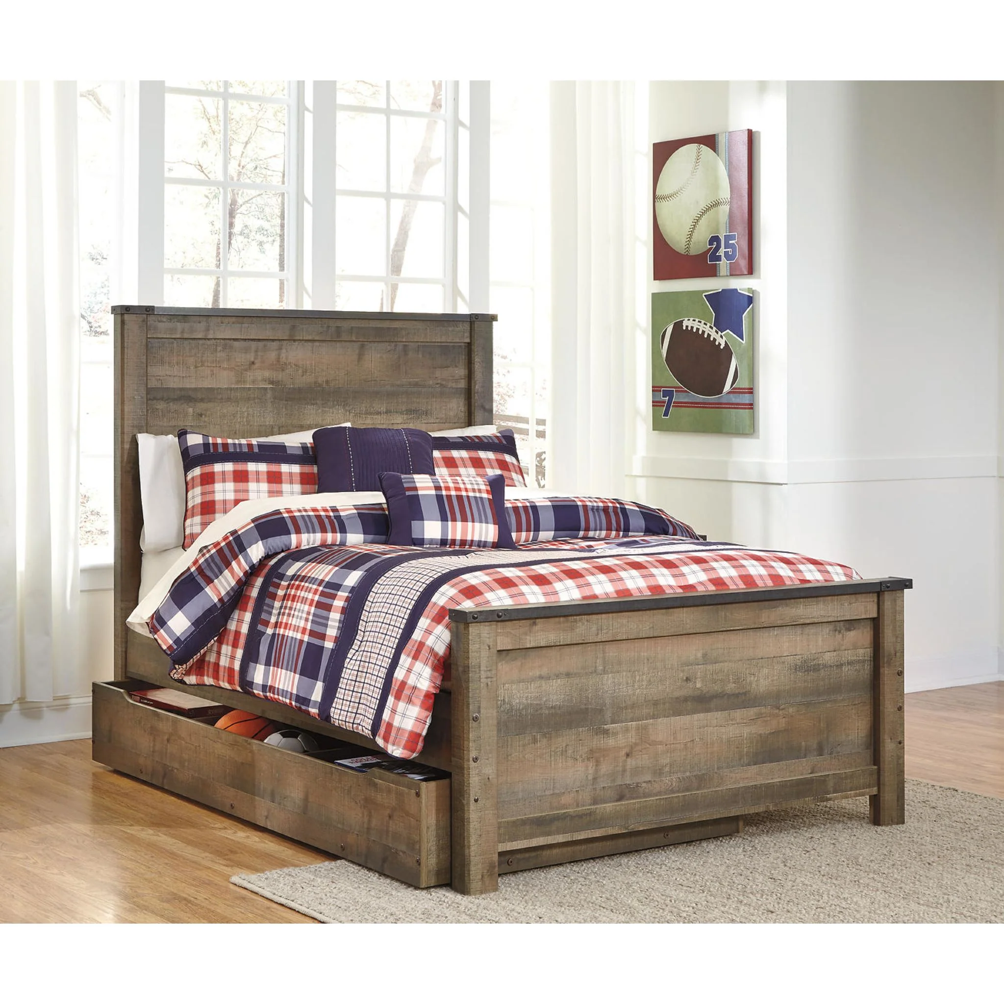 Trinell Platform Bed with Drawer - Image 34