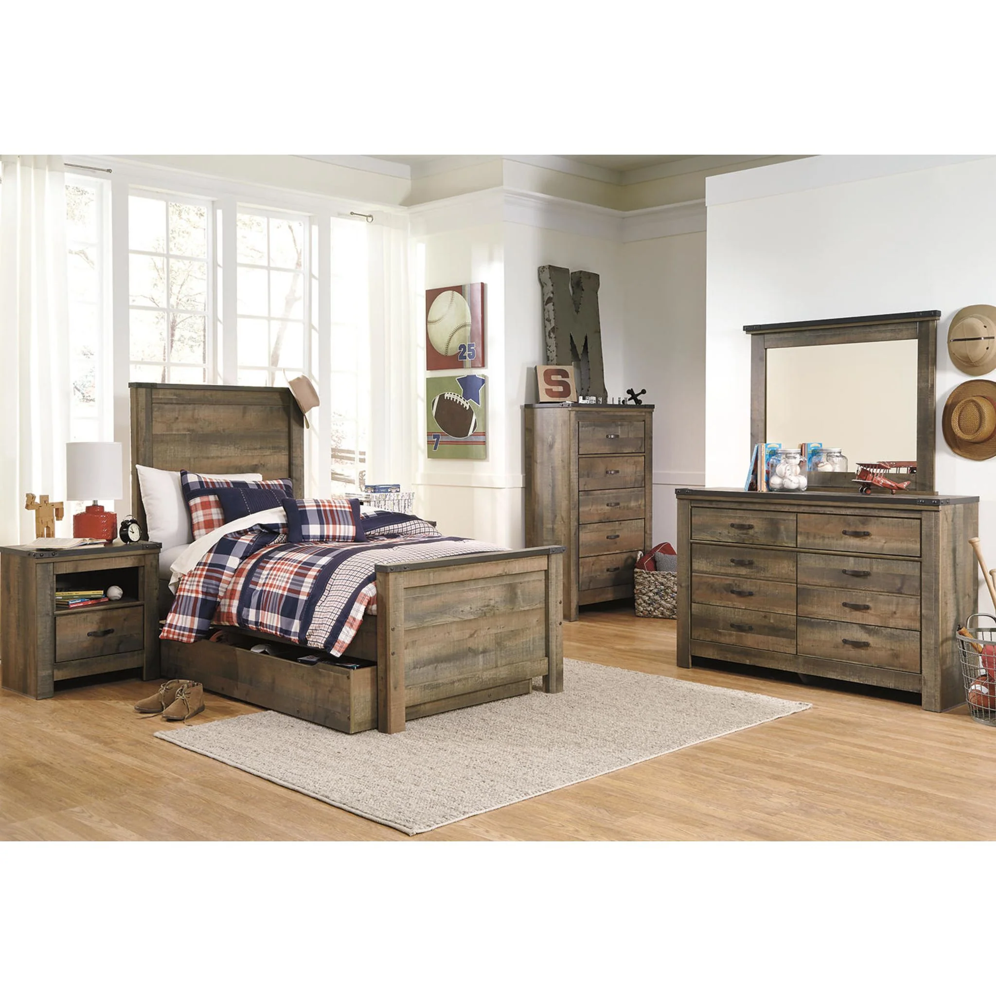 Trinell Platform Bed with Drawer - Image 7