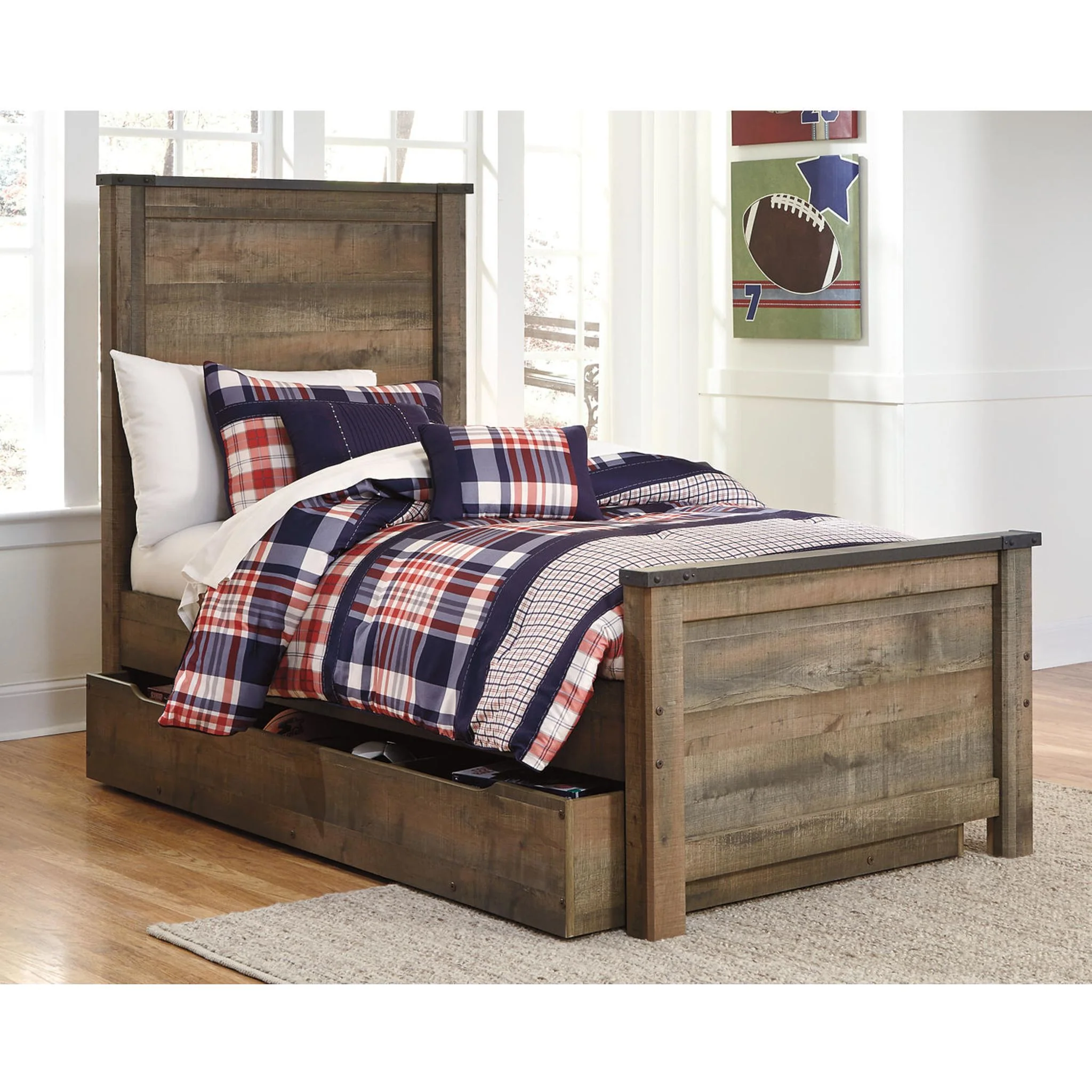 Trinell Platform Bed with Drawer - Image 9