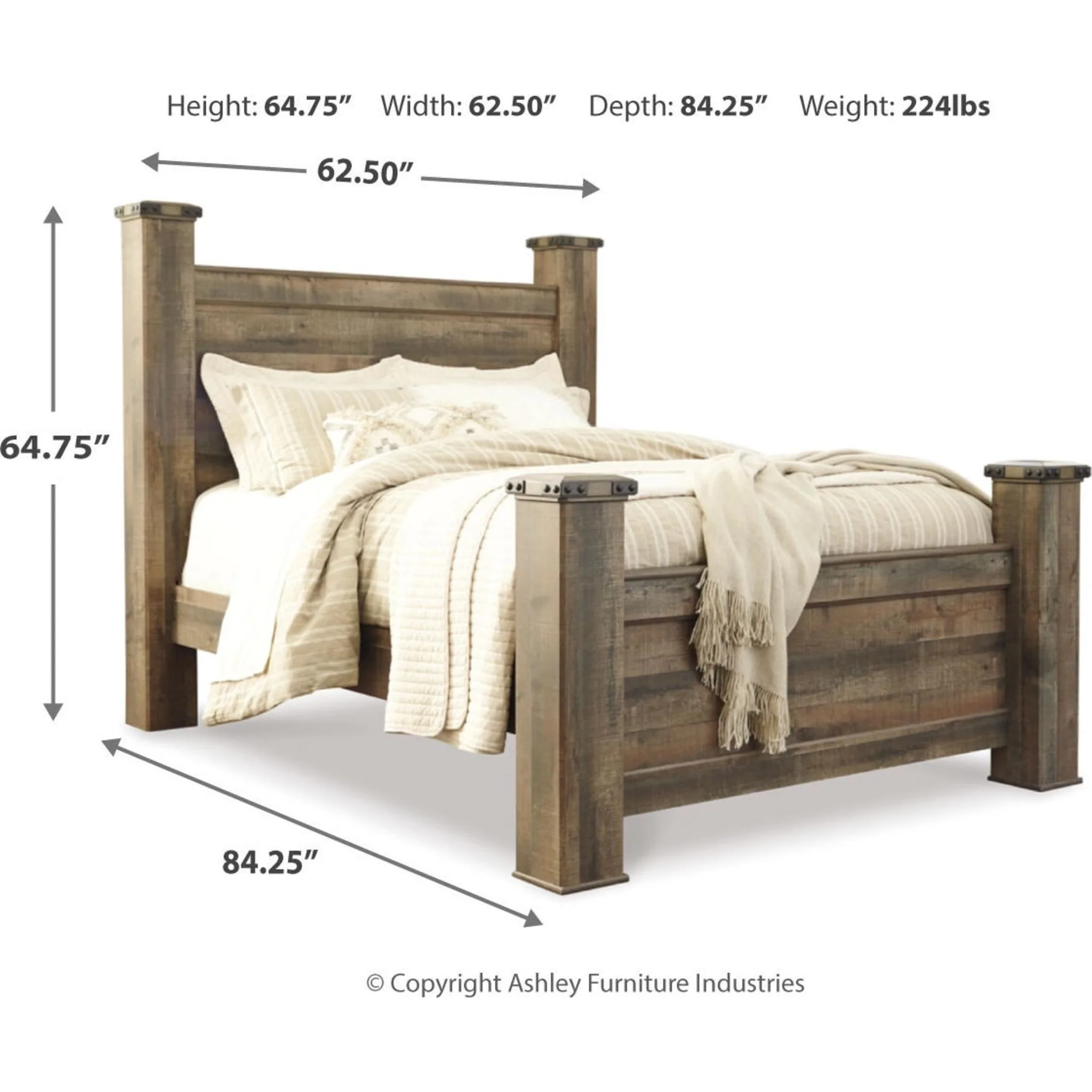 Trinell Poster Bed - Image 12