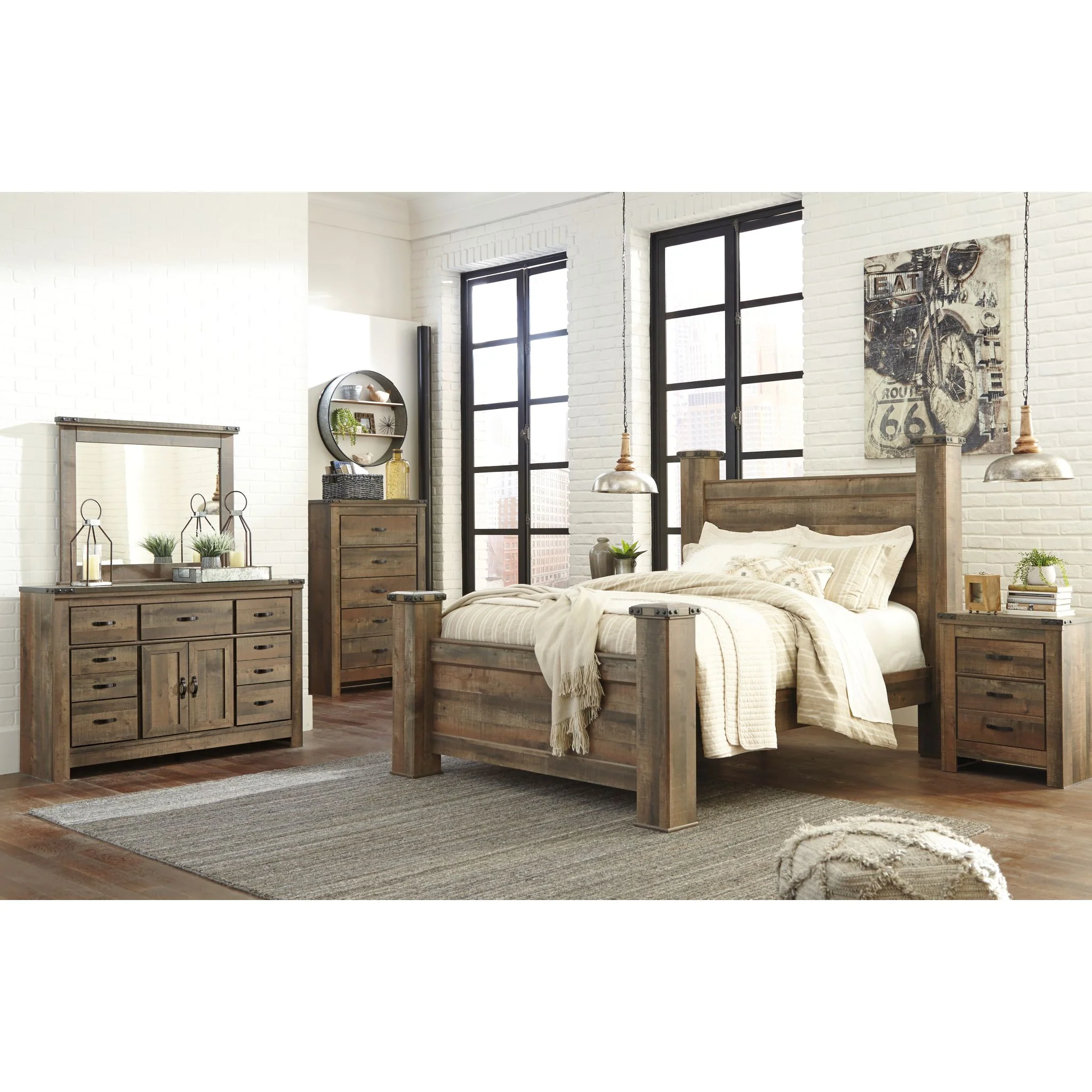 Trinell Poster Bed - Image 4