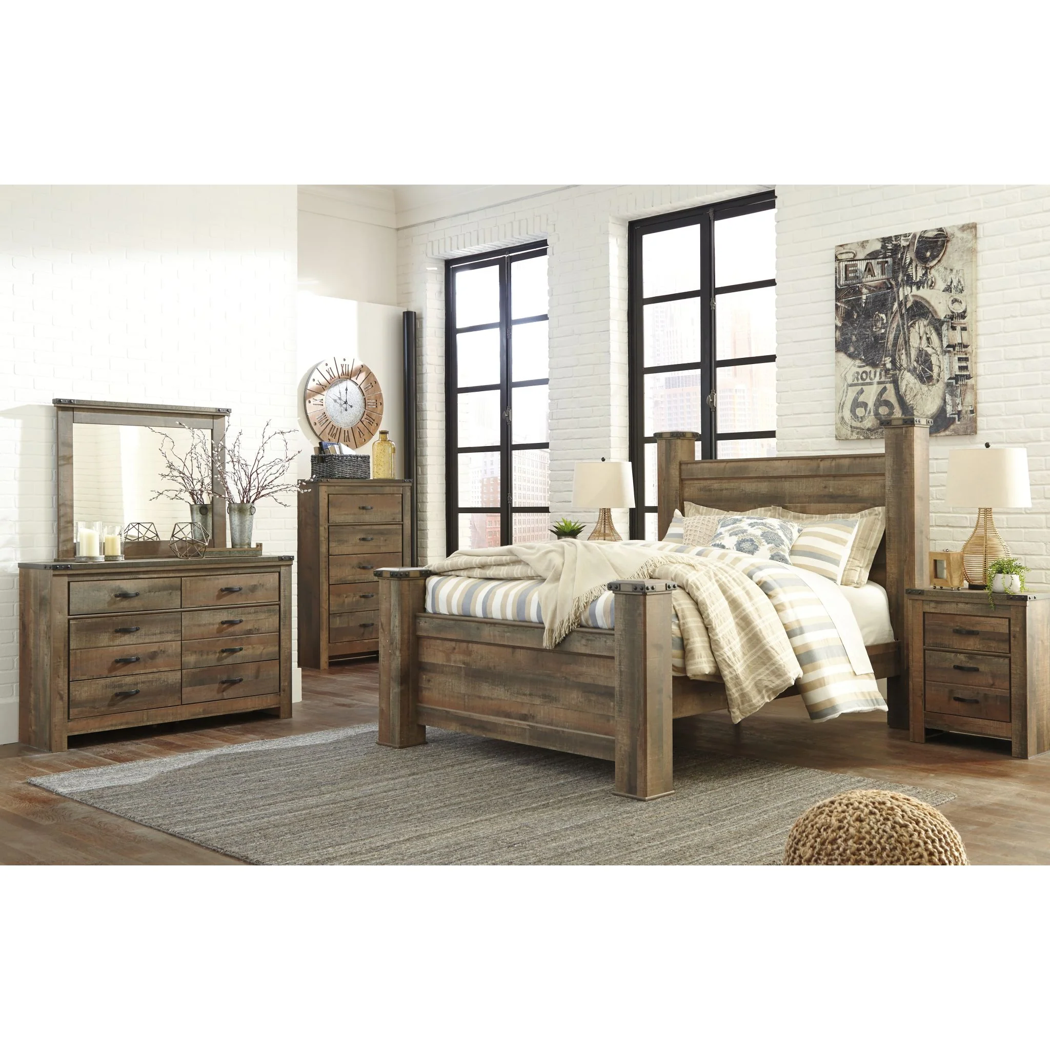 Trinell Poster Bed - Image 5