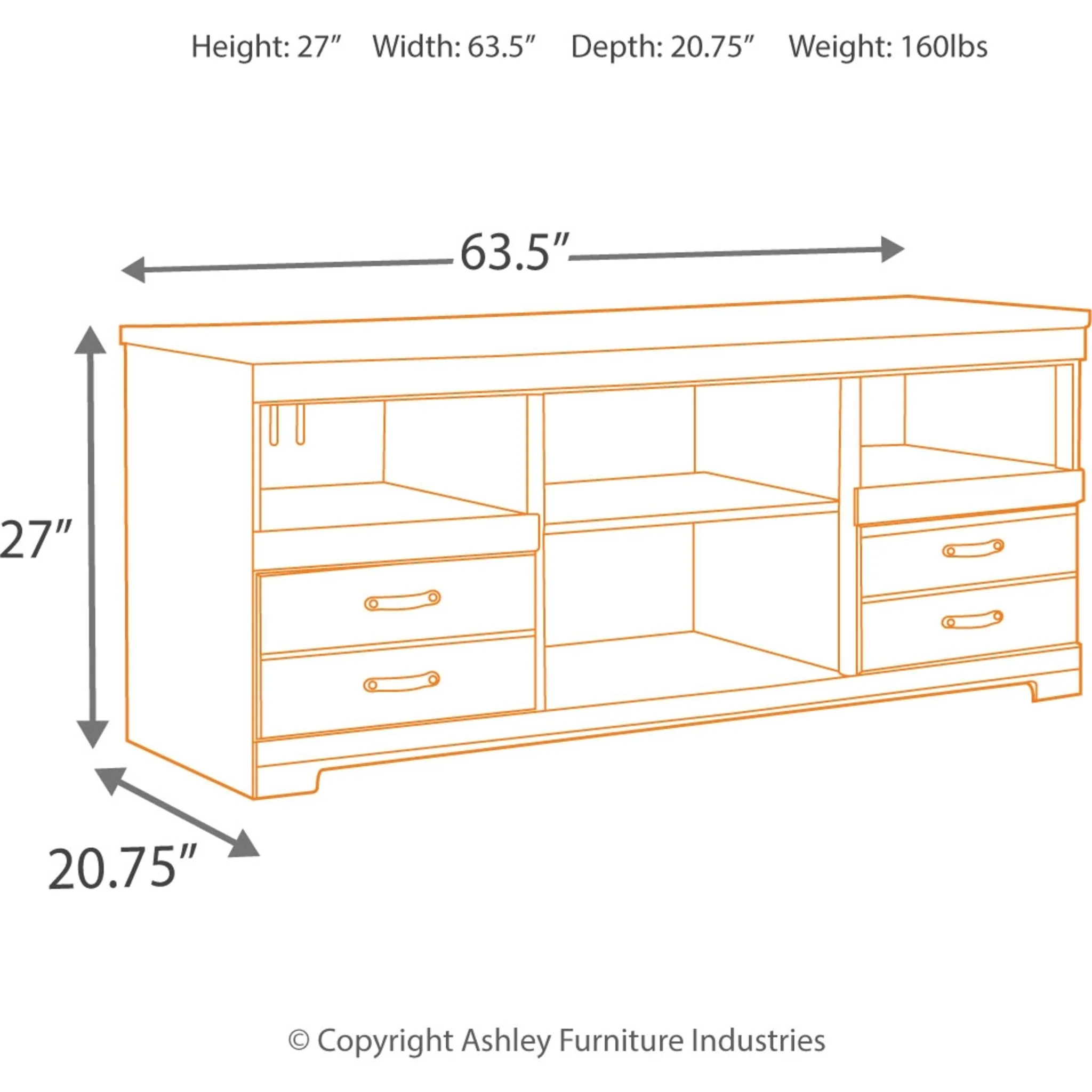 Trinell TV Stand - Image 4
