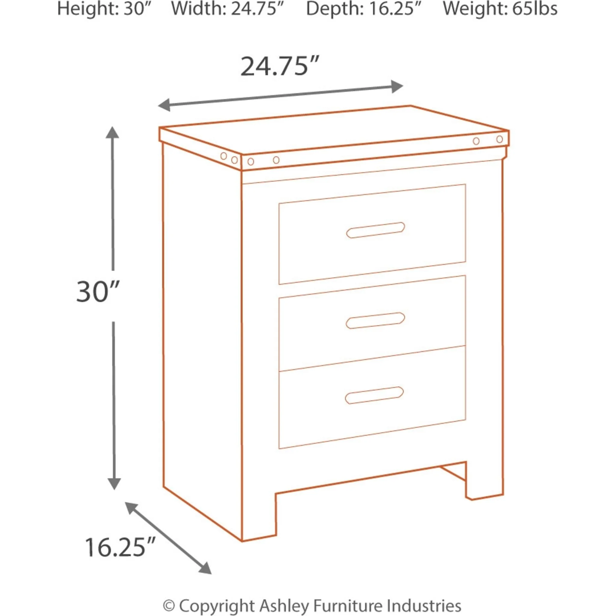 Trinell Nightstand - Image 6