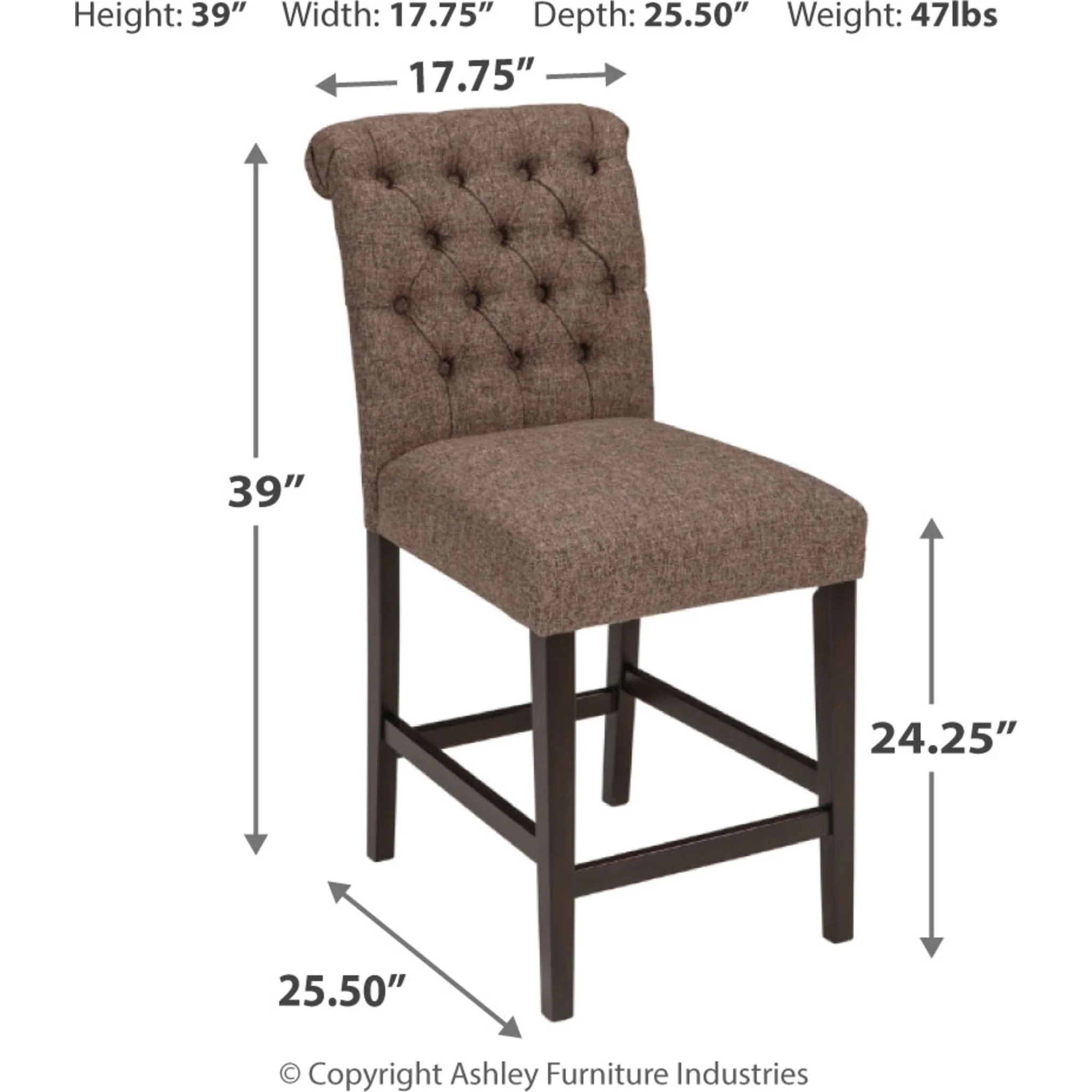 Tripton Bar Stool - Image 4