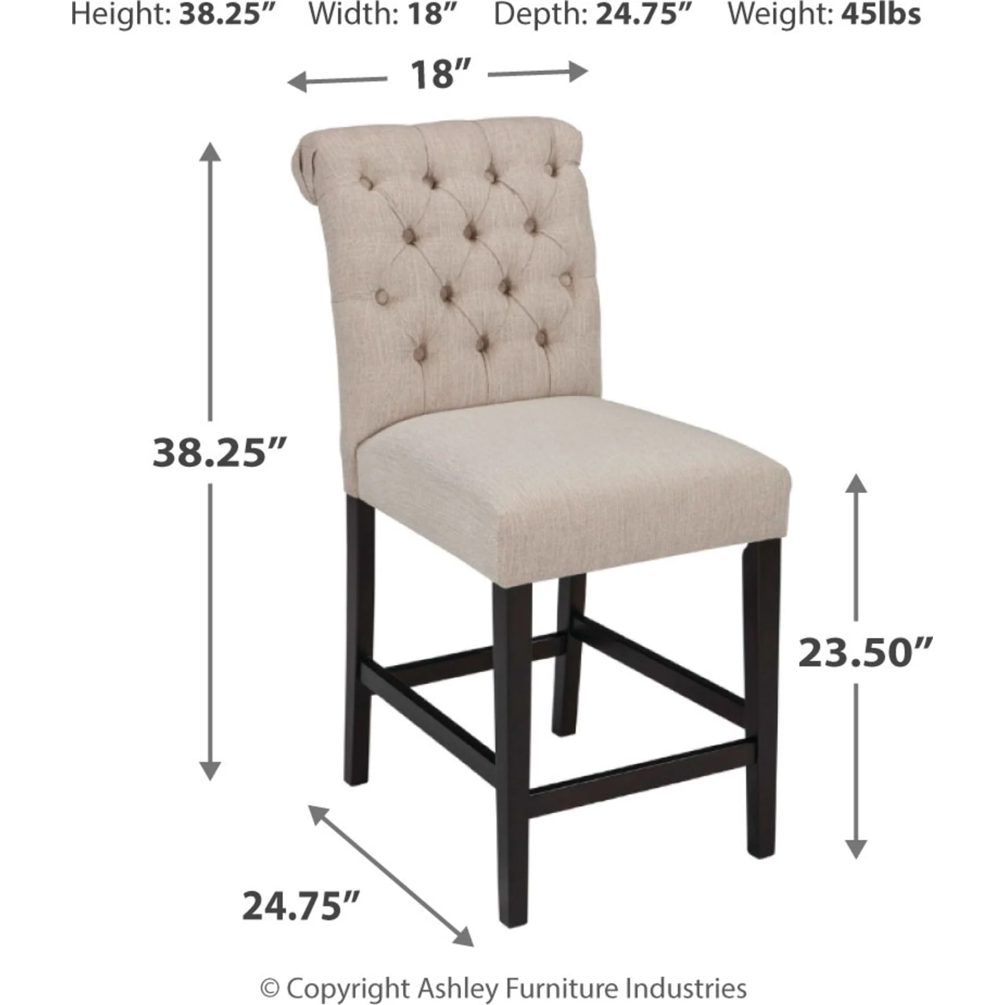 Tripton Bar Stool - Image 3