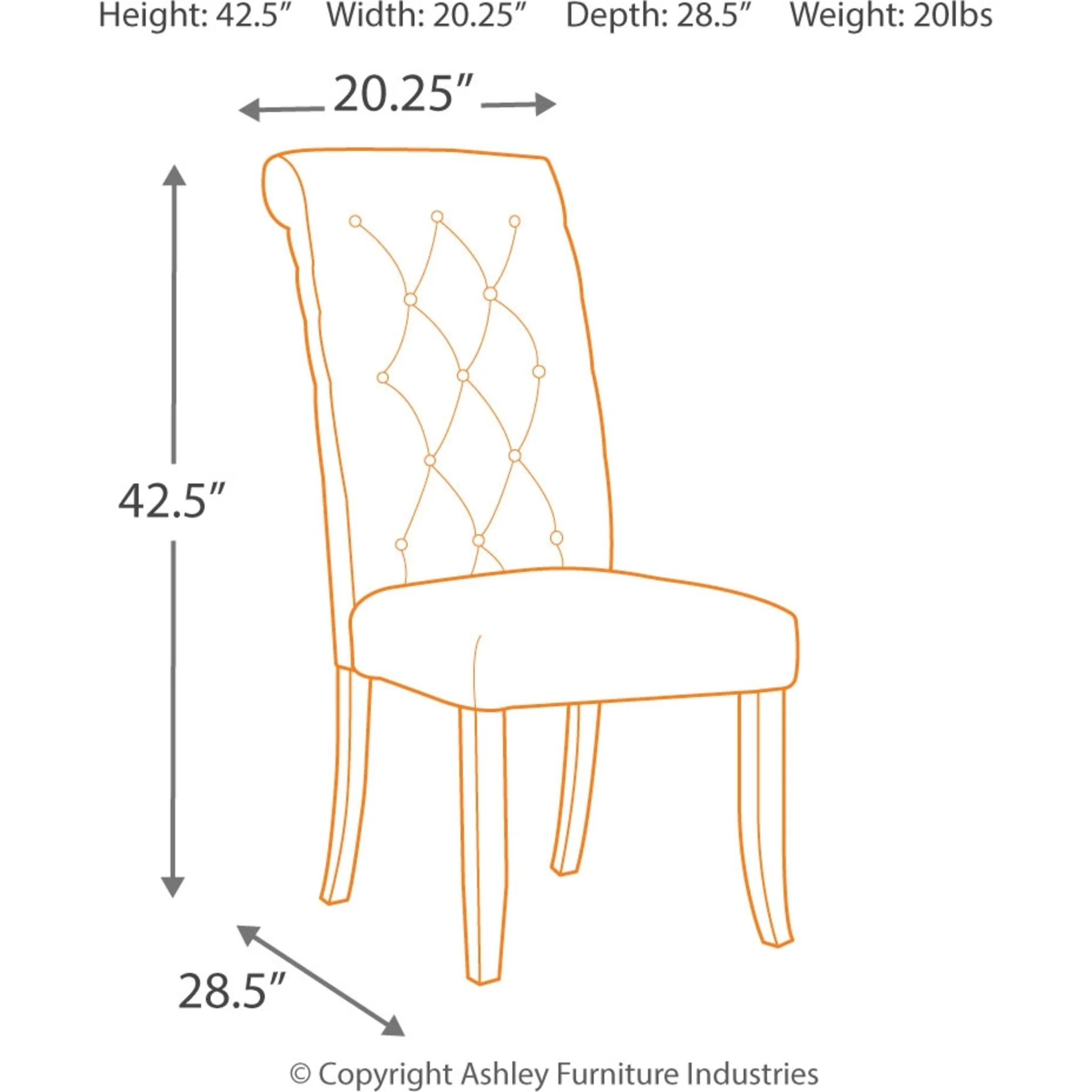 Tripton Side Chair - Image 10